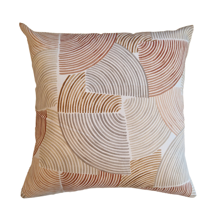 OLIBÒ - Cuscino Arredo Vortix Terra 50x50 cm