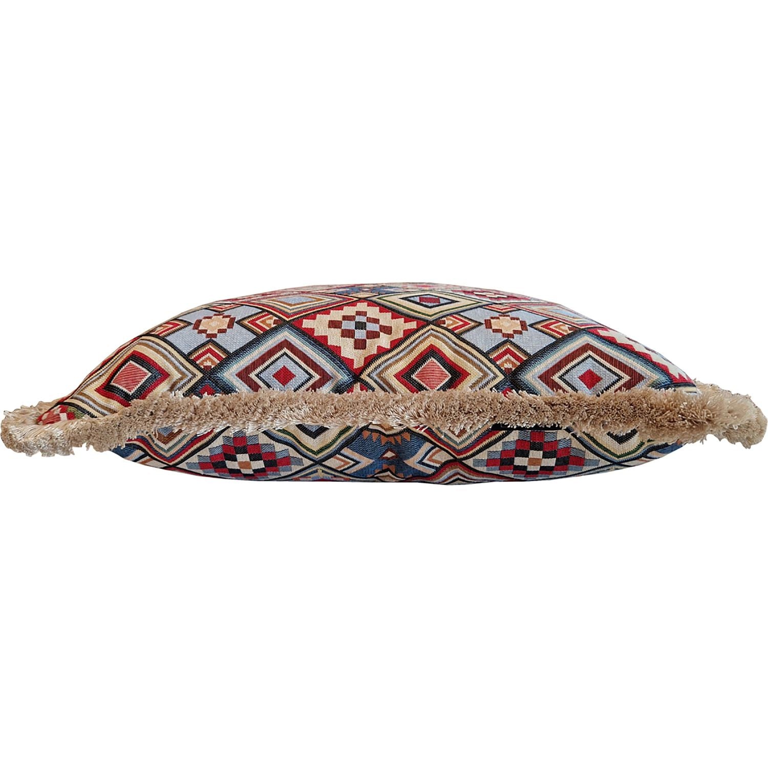 OLIBÒ - Cuscino Arredo Gobelin Etnico 50x50 cm