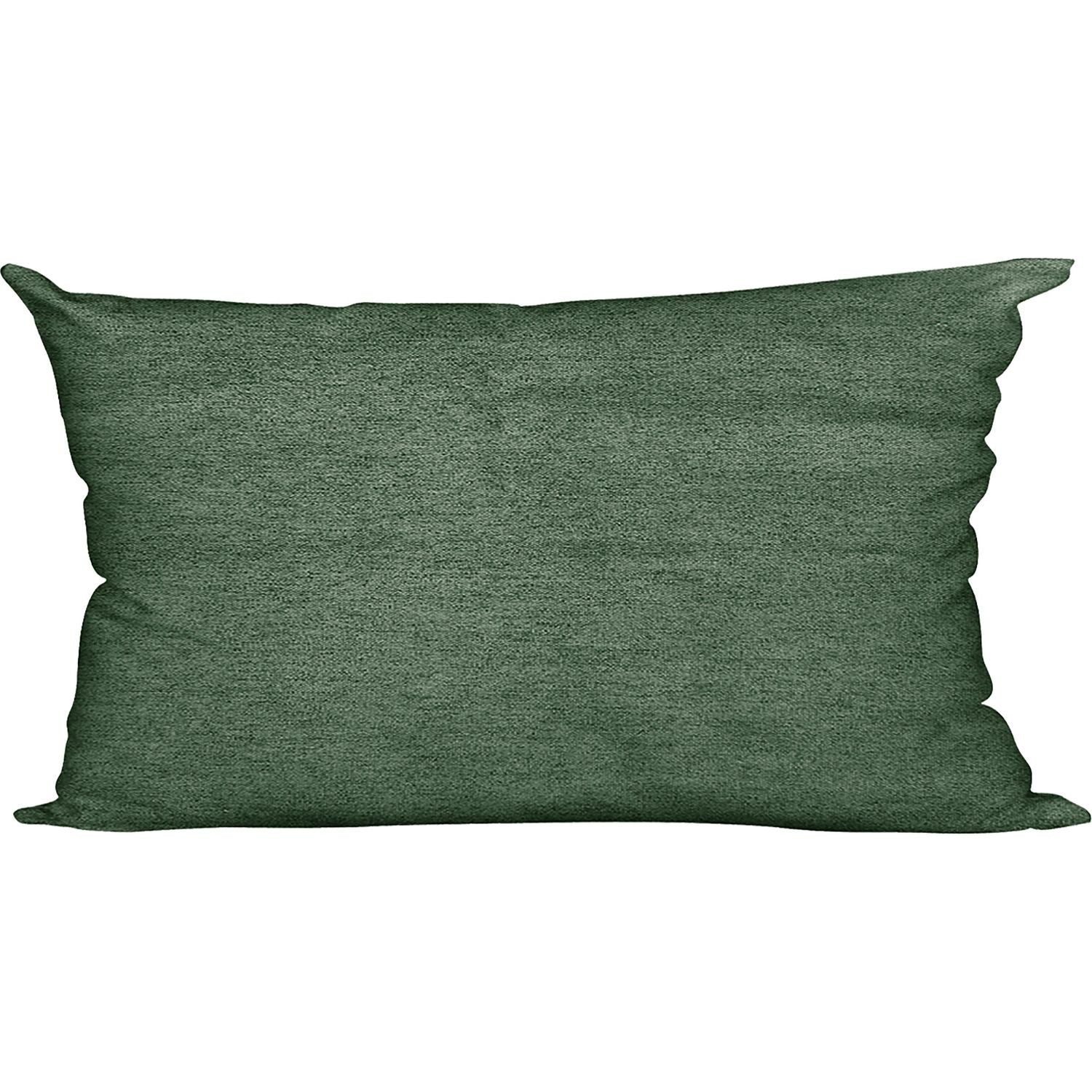 OLIBÒ - Cuscino Arredo Aida Tinta Unita Verde 30x50 cm