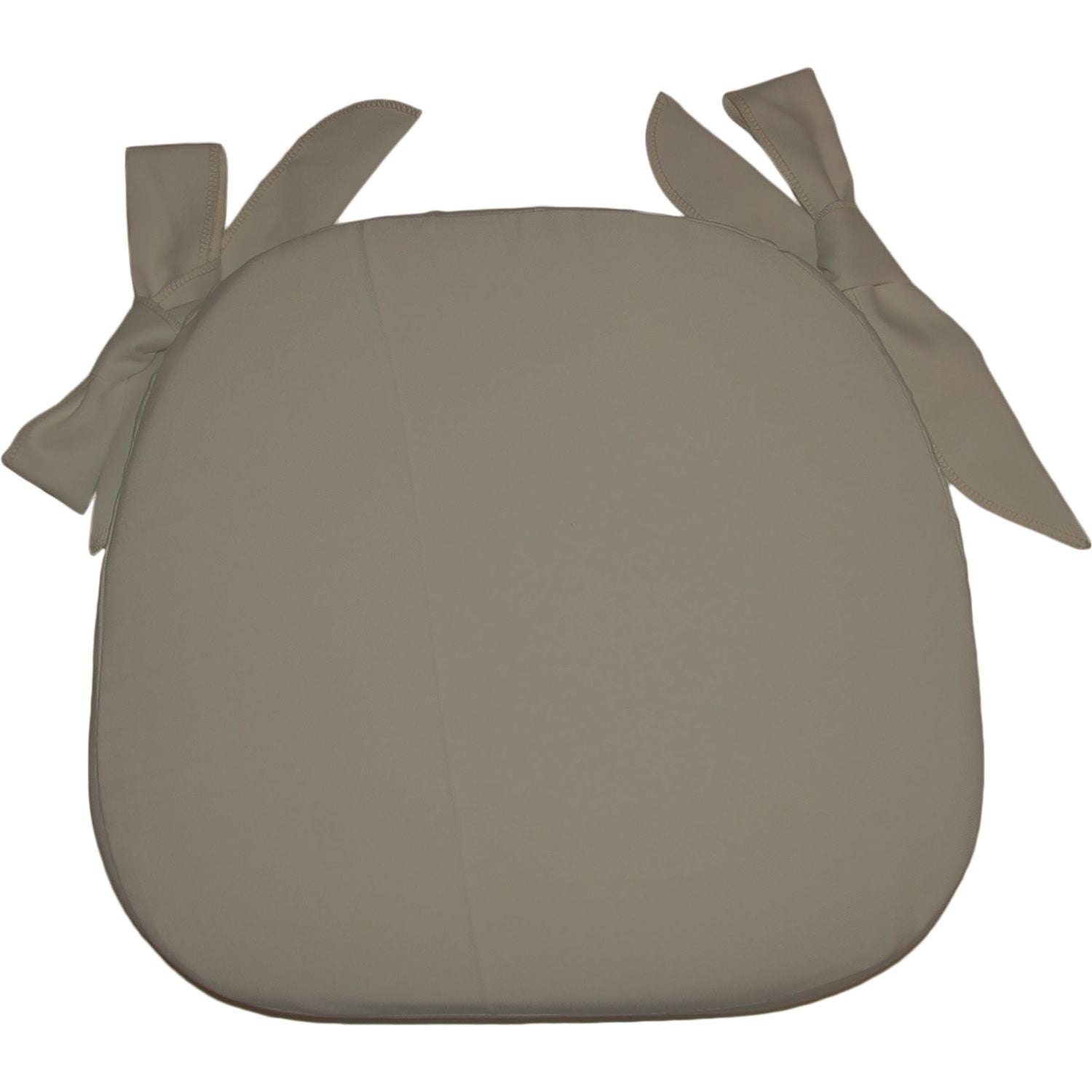 OLIBÒ - Cuscino Sedia Garda Tinta Unita Tortora - 40x37 cm spessore 6 cm