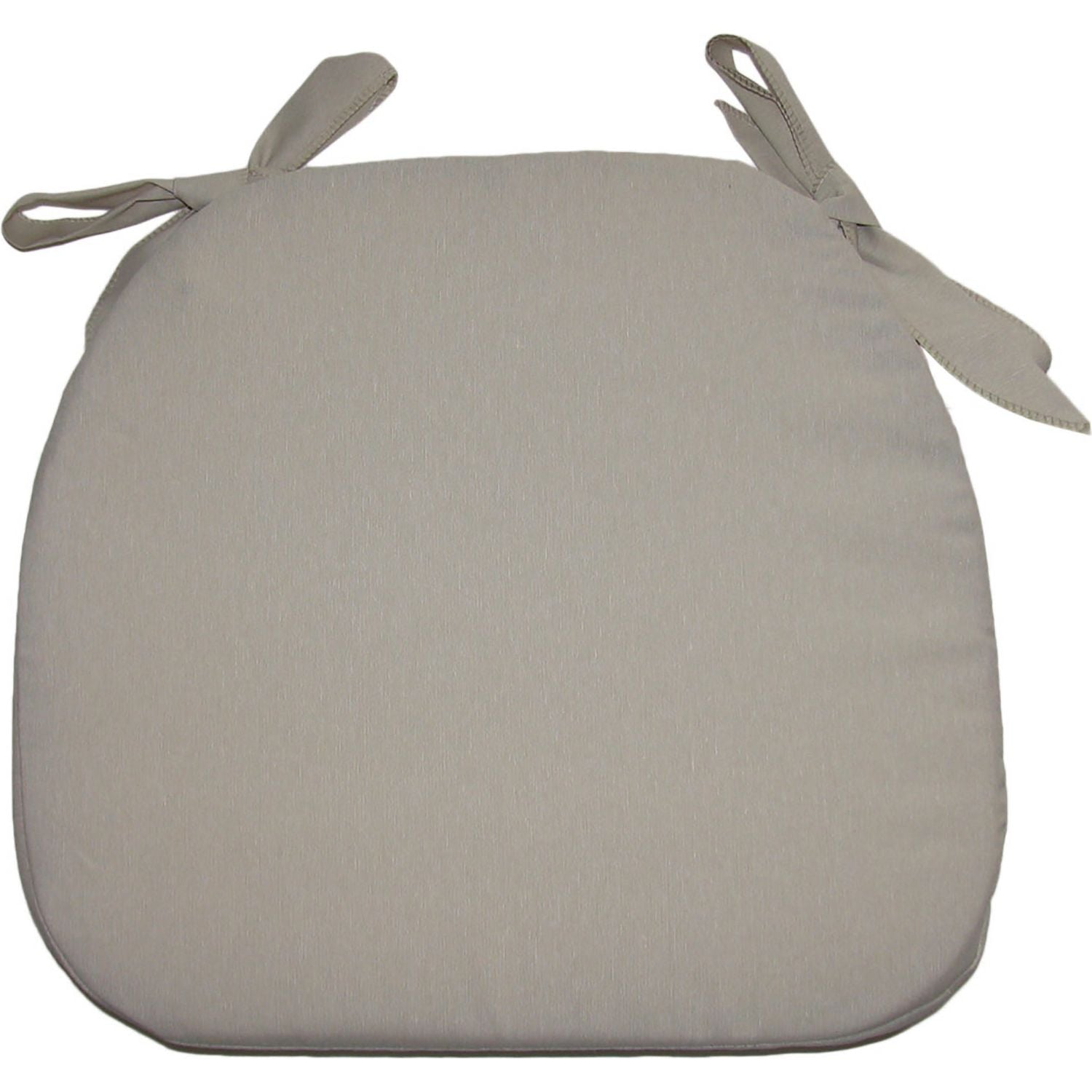 OLIBÒ - Cuscino Sedia Garda Tinta Unita Ecrù - 40x37 cm spessore 6 cm