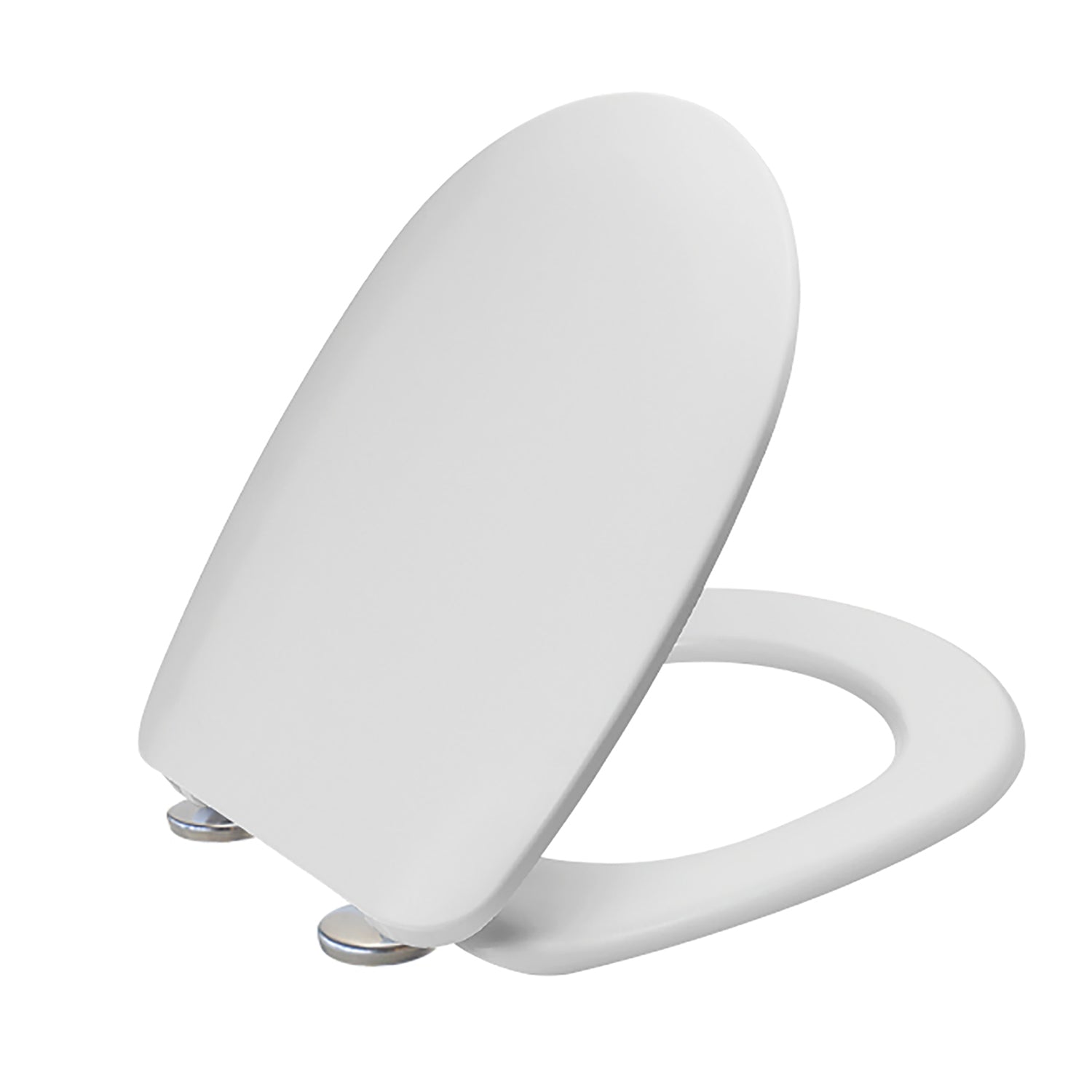 SANIPLAST - Copriwater Passepartout Bianco con cerniere in acciaio inox per mod. Aretusa