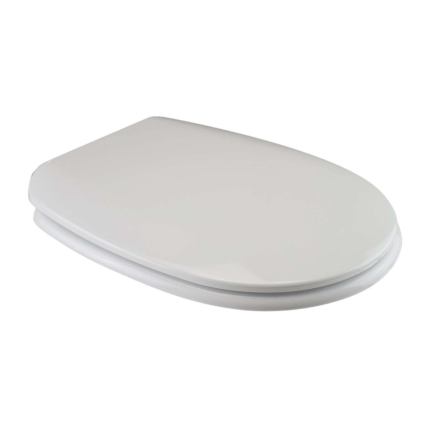 SANIPLAST - Copriwater Passepartout Bianco con cerniere in acciaio inox per mod. Aretusa