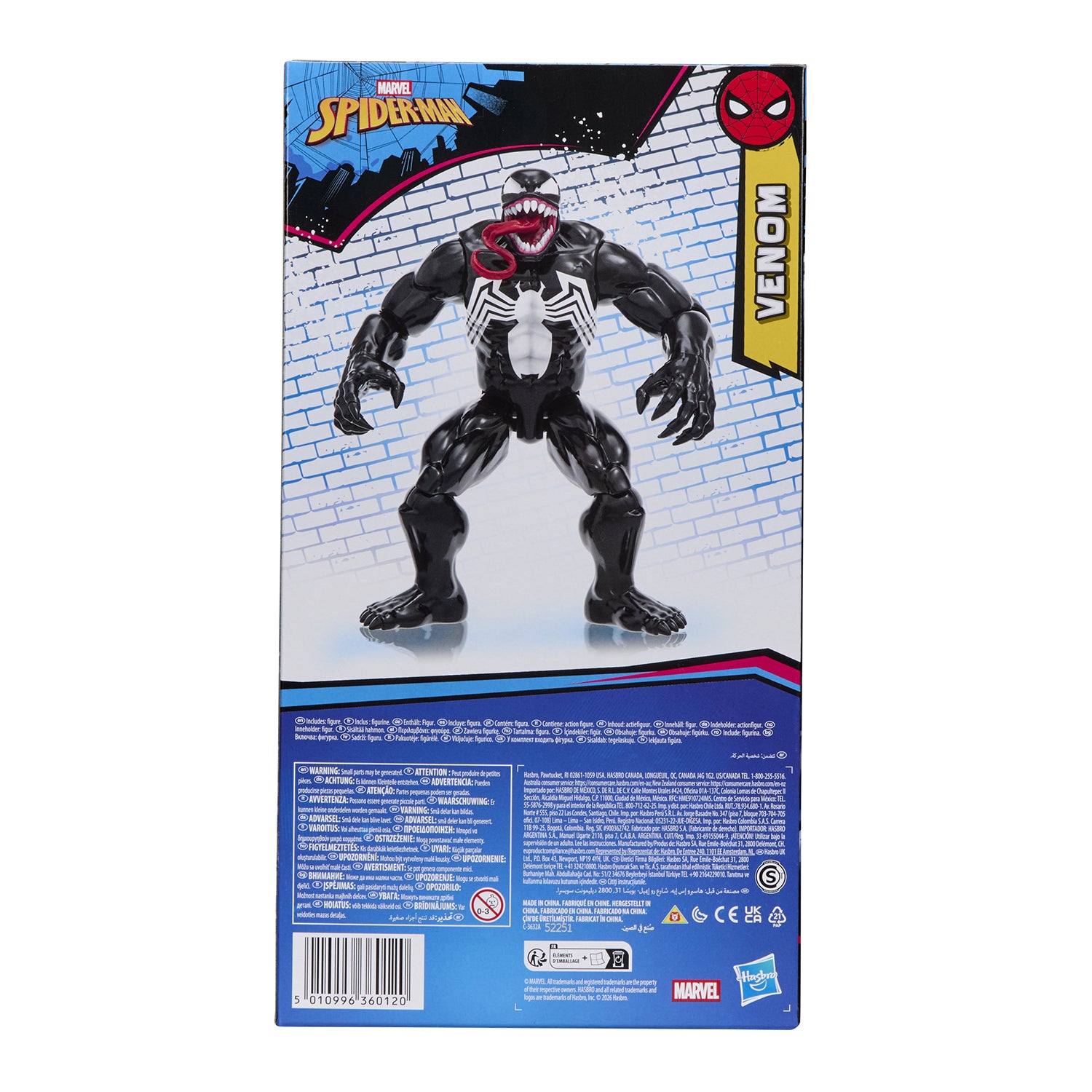 HASBRO - Marvel Spider-Man Titan Series Venom Action Figure 30 cm 4+ Anni