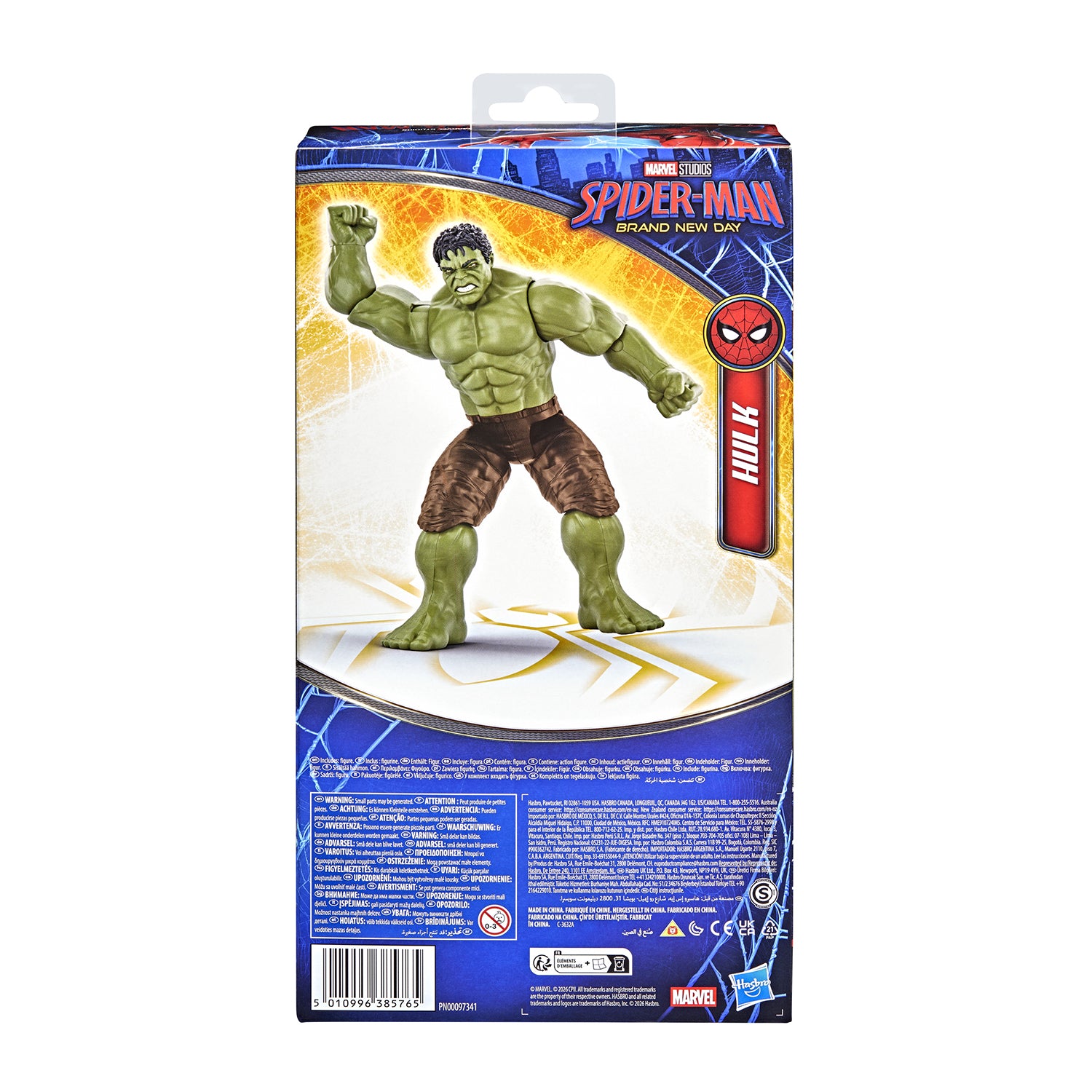 HASBRO - Marvel Spider-Man Titan Series Hulk Action Figure 30 cm 4+ Anni