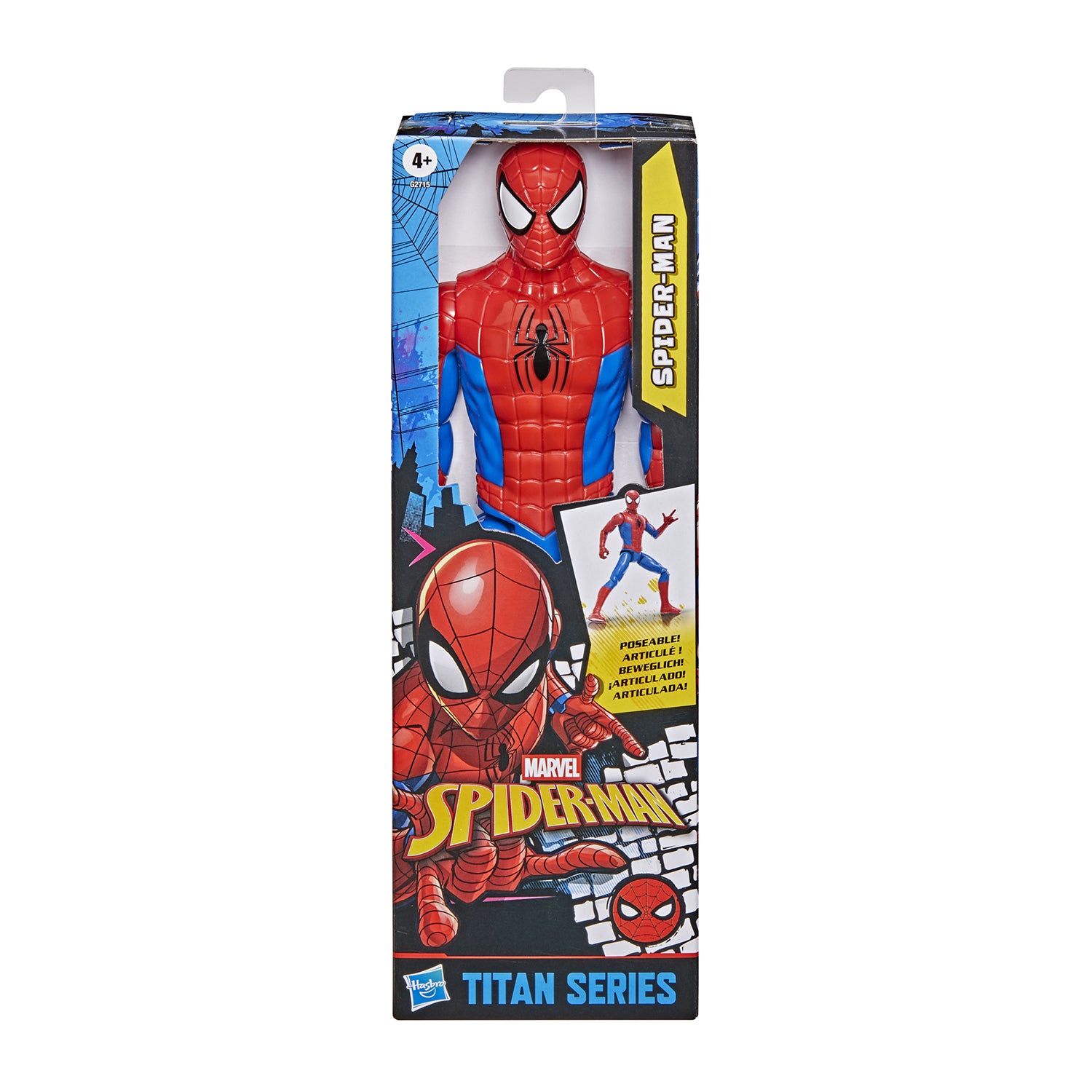 HASBRO - Marvel Spider-Man Titan Series Action Figure 30 cm 4+ Anni