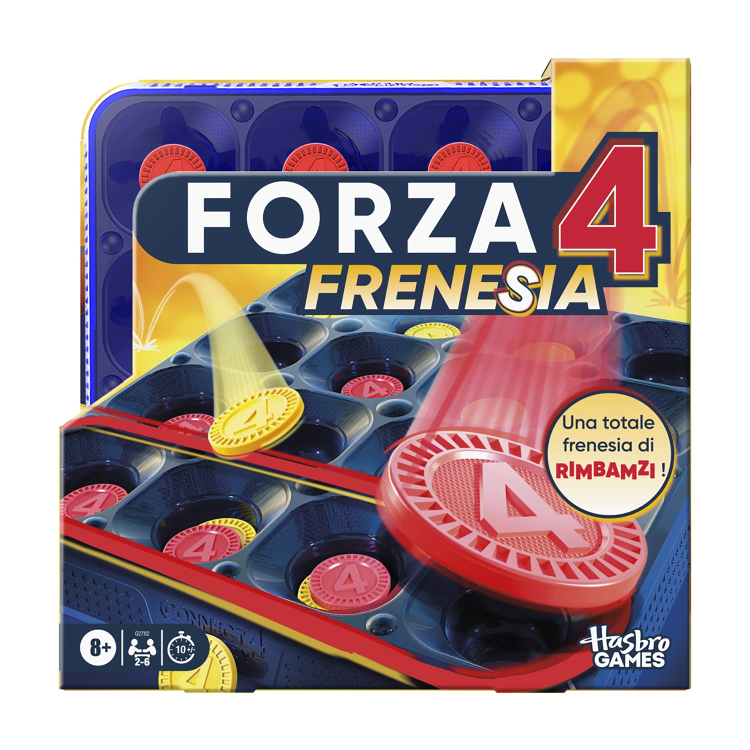 HASBRO - Forza 4 Frenesia Gioco da Tavolo