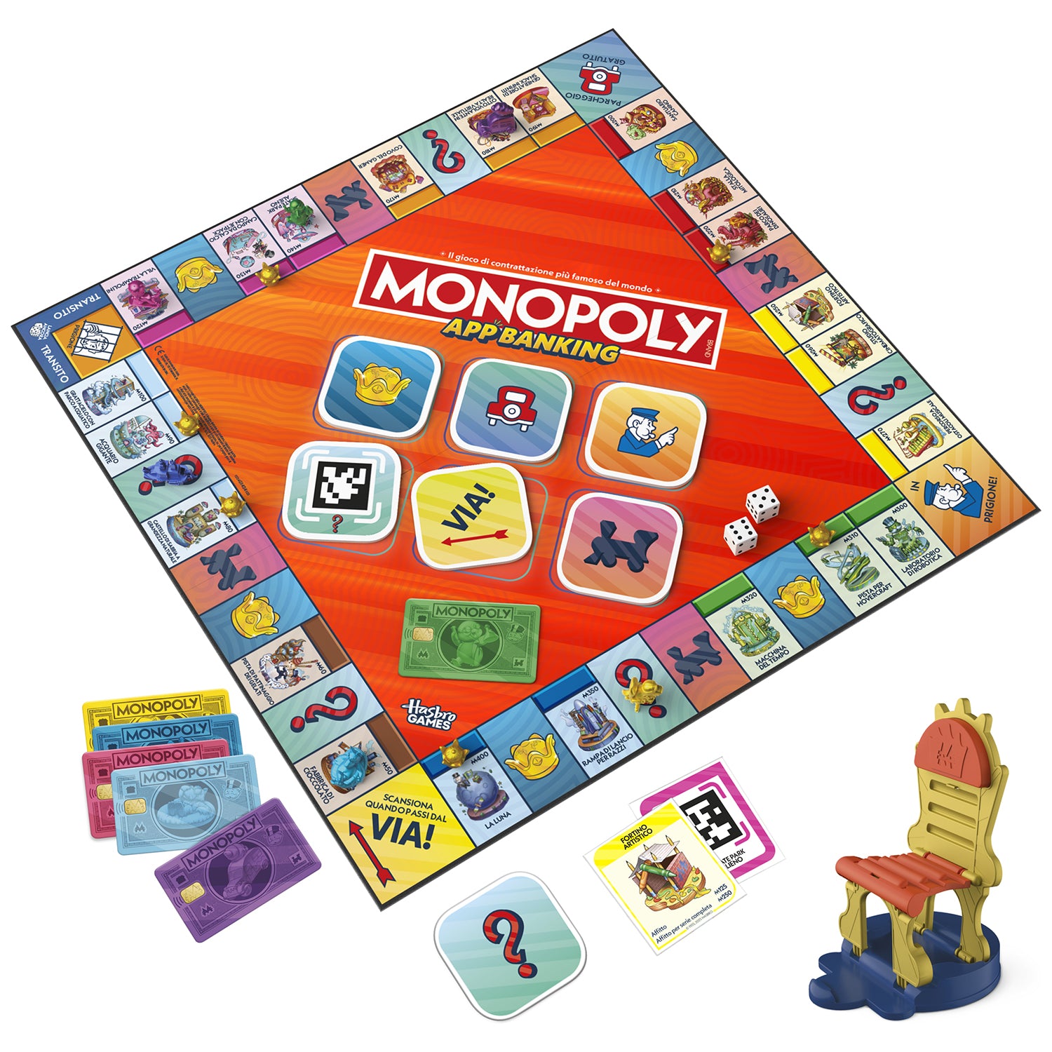 HASBRO - Monopoly App Banking Gioco da Tavolo con App