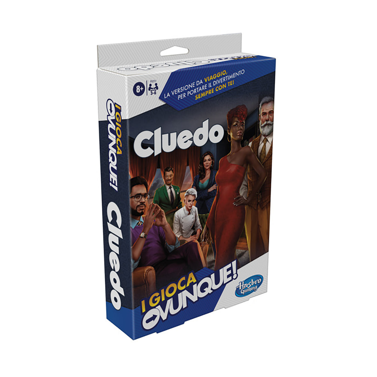 Hasbro Gaming Cluedo Gioca Ovunque - Gioco Da Tavolo Portatile Da Viaggio, 3-6 Giocatori, 8+ Anni (Versione Francese) - 4