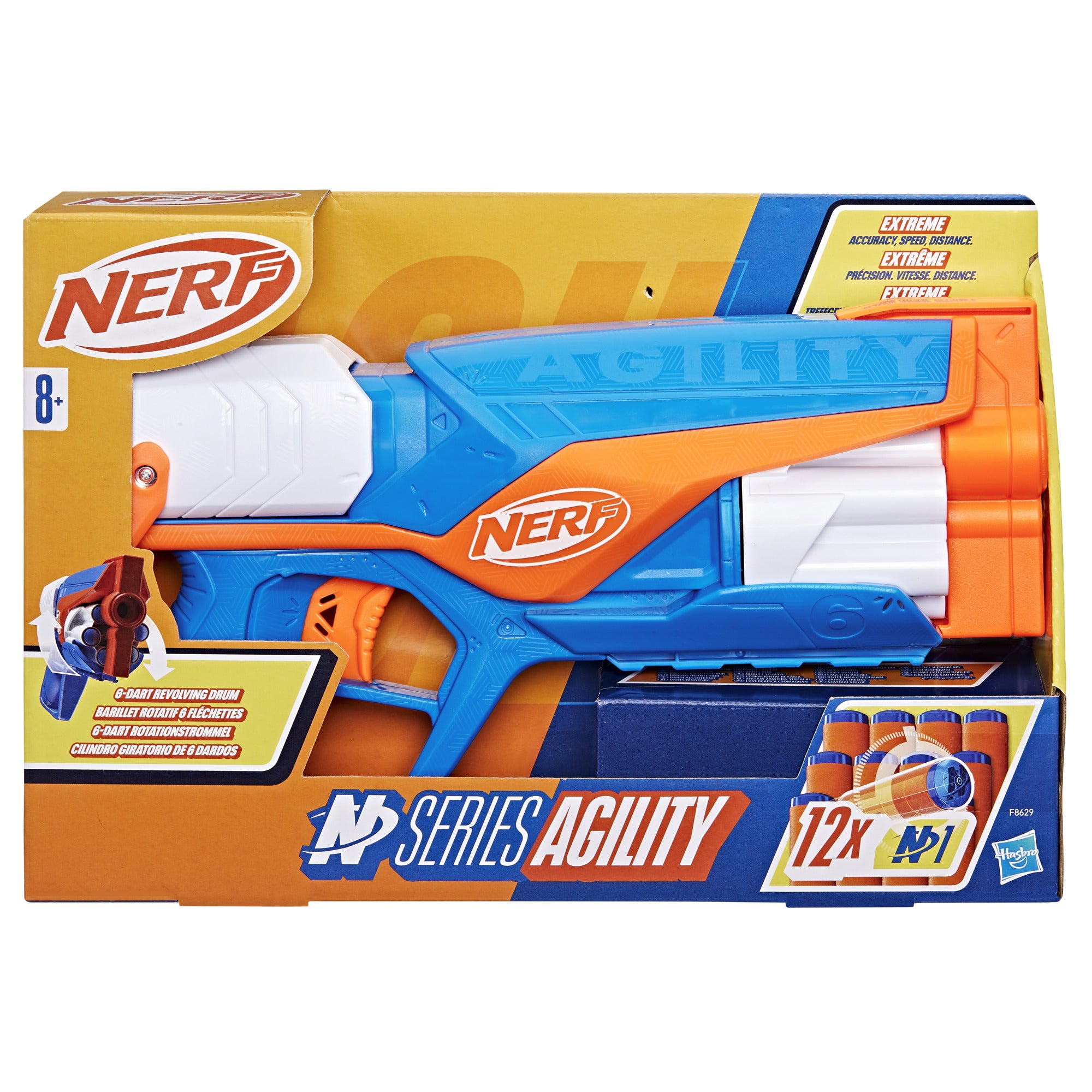 HASBRO - Nerf N Series Agility 12 Dardi inclusi