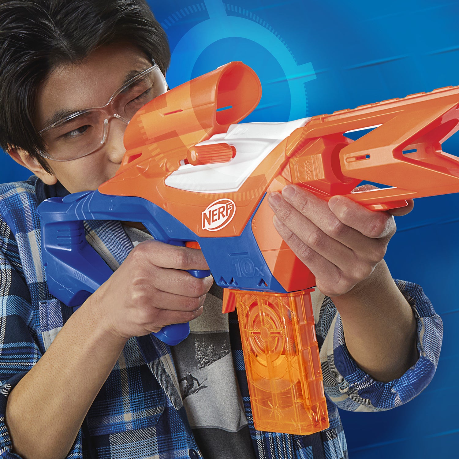 HASBRO - Nerf N Series Pinpoint Blaster con 18 Dardi N1 inclusi