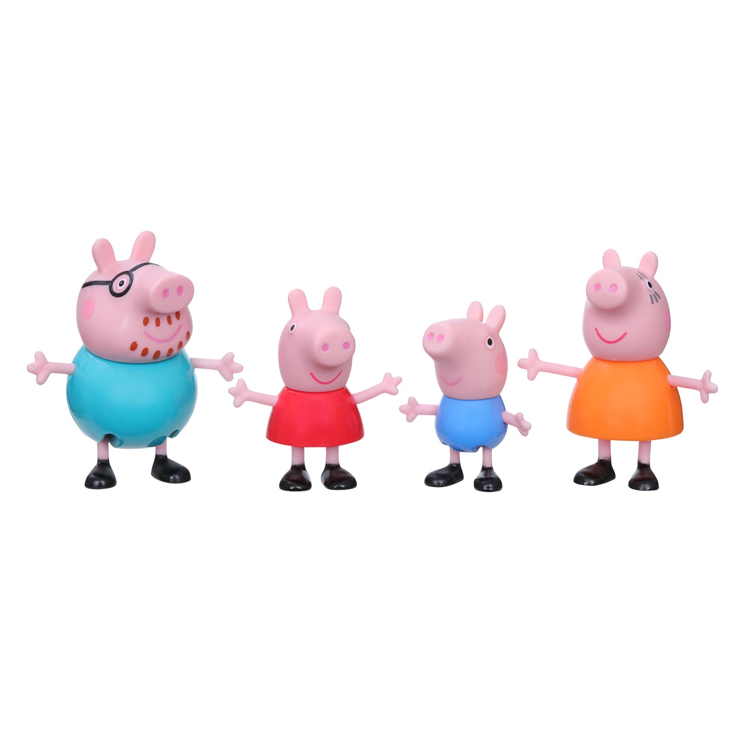 HASBRO - Peppa Pig Peppa’s Adventures Family - Set Famiglia 4 Personaggi