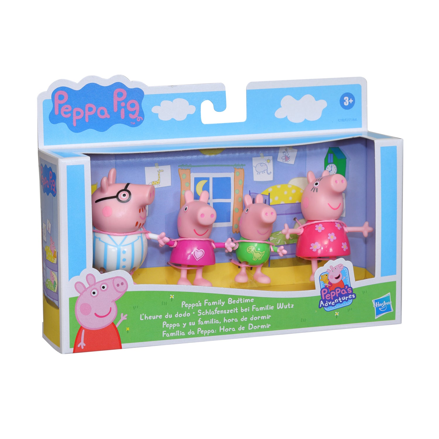 HASBRO - Peppa Pig Peppa’s Adventures Family - Set Famiglia 4 Personaggi