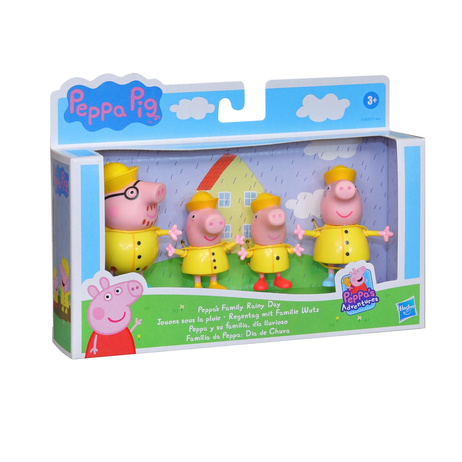 HASBRO - Peppa Pig Peppa’s Adventures Family - Set Famiglia 4 Personaggi