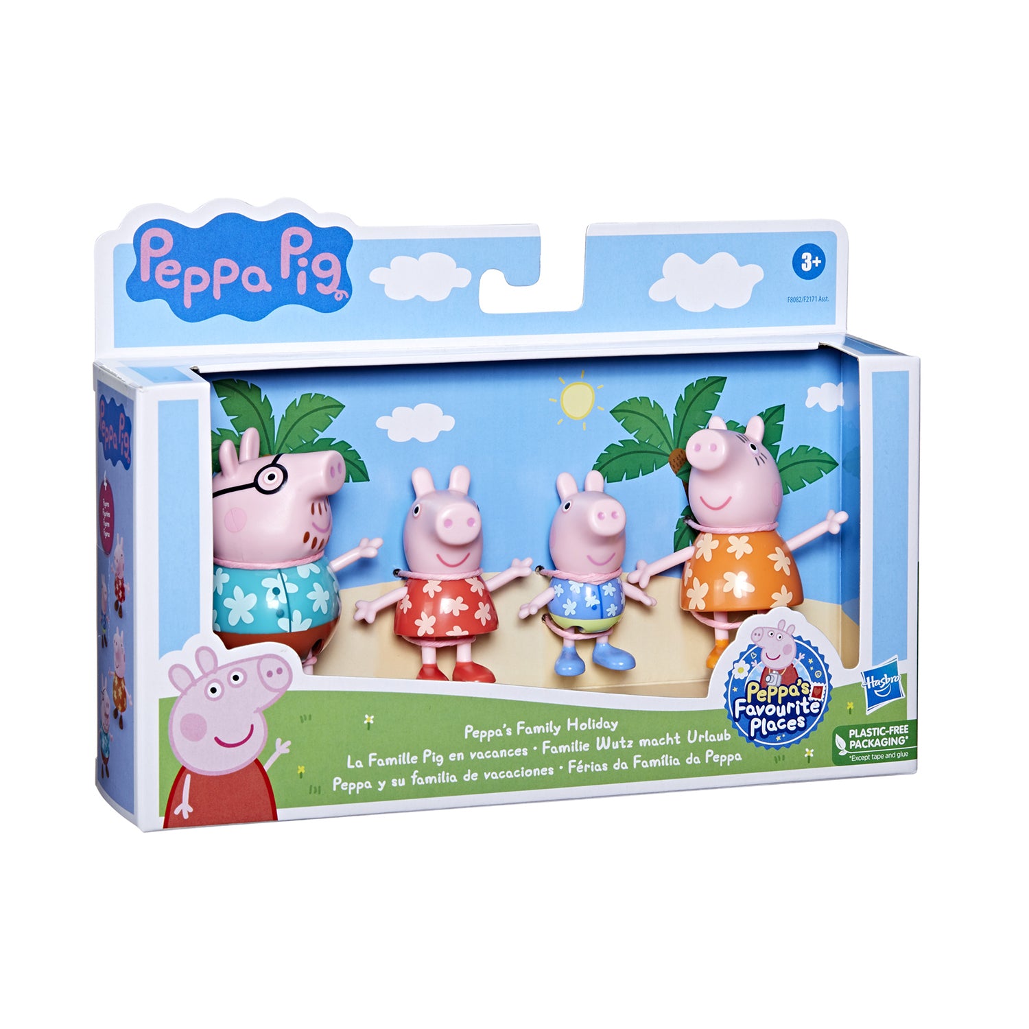HASBRO - Peppa Pig Peppa’s Adventures Family - Set Famiglia 4 Personaggi
