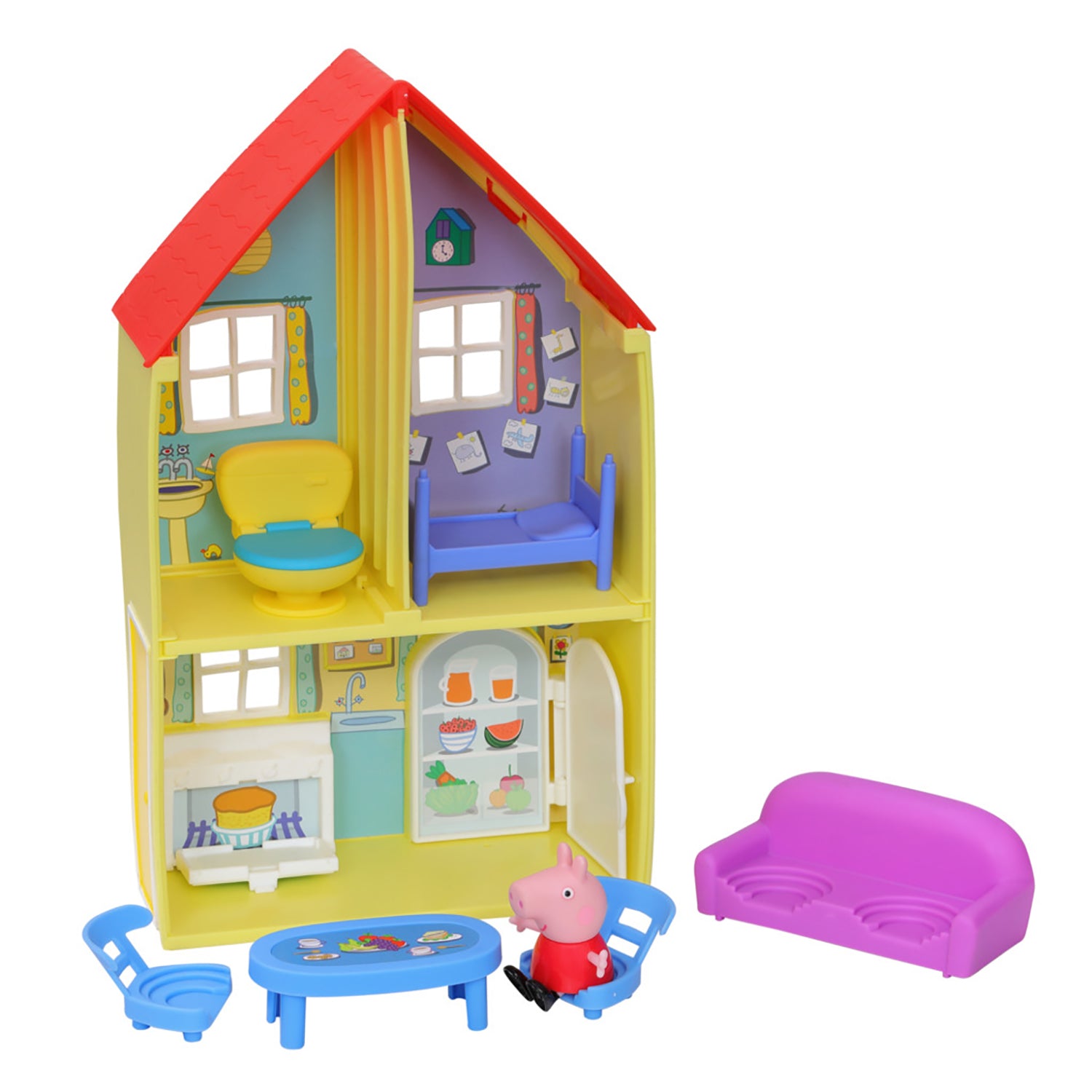HASBRO - Peppa Pig La Casa di Peppa Pig Playset con Accessori e Personaggio