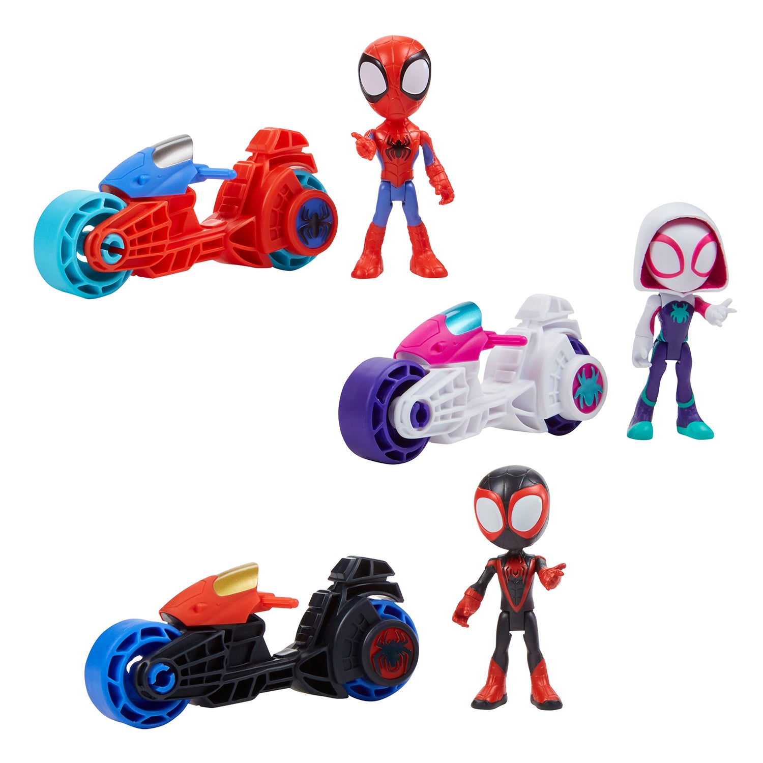 HASBRO - Spidey Moto & Personaggi Amazing Friends