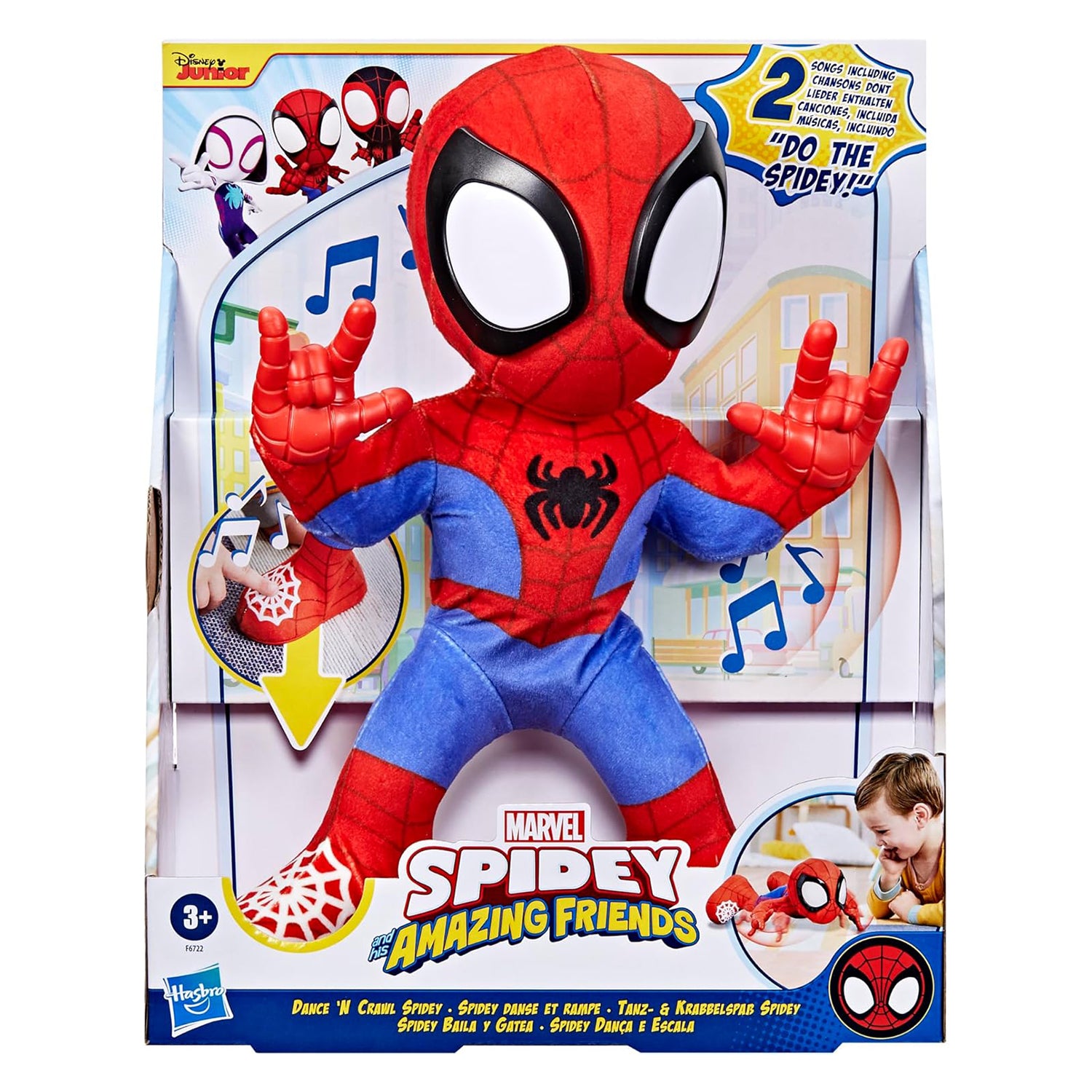 HASBRO - Marvel Spidey Amazing Friends Dance 'N Crawl Spidey