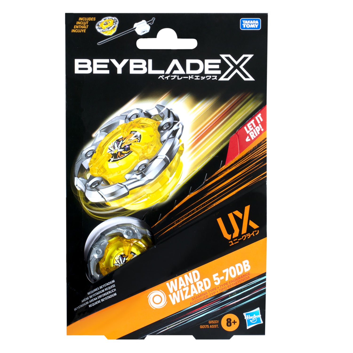 HASBRO - Beyblade X Starter Pack con trottola e lanciatore