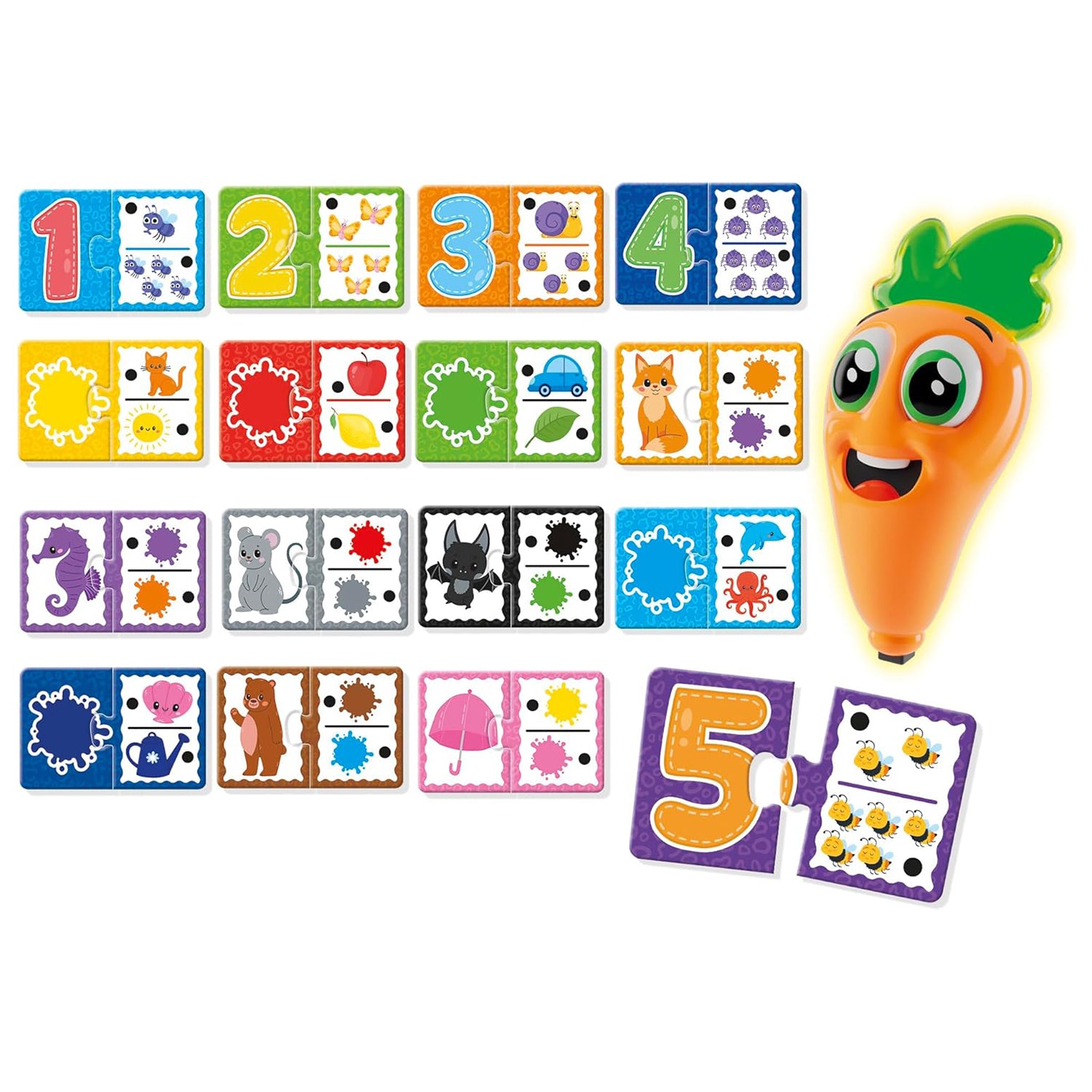 LISCIANI - Carotina Baby Penna Parlante - Colori, Animali e Fattoria