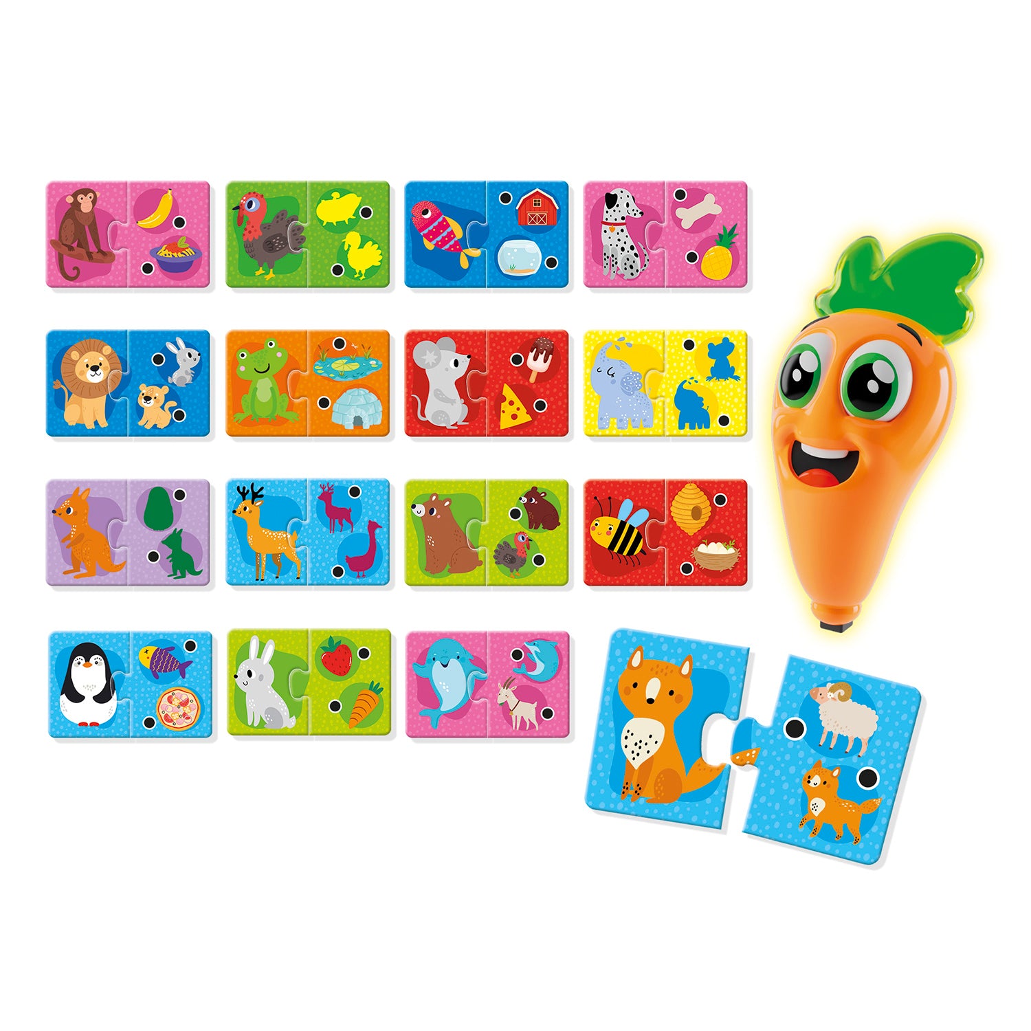 LISCIANI - Carotina Baby Penna Parlante - Colori, Animali e Fattoria
