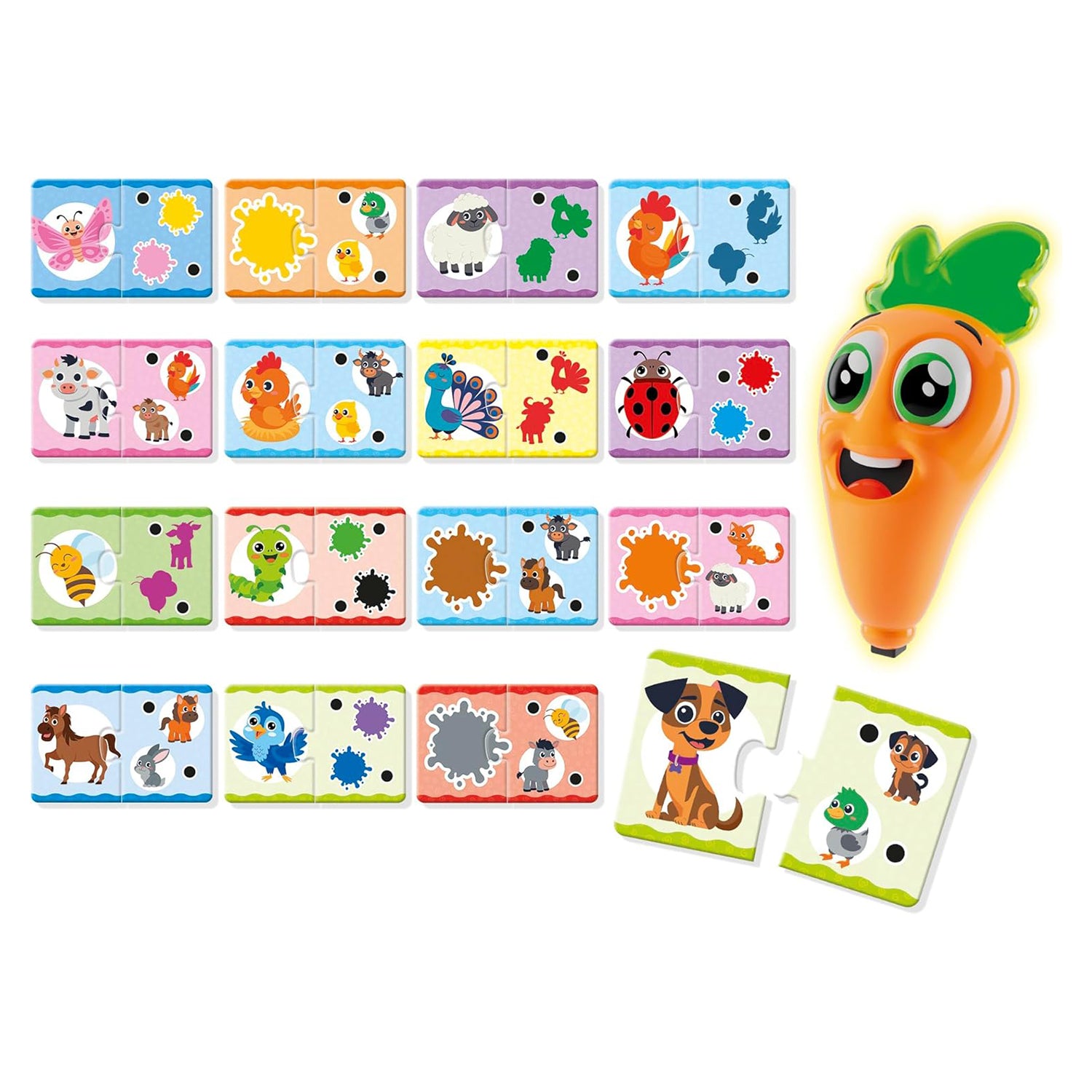 LISCIANI - Carotina Baby Penna Parlante - Colori, Animali e Fattoria