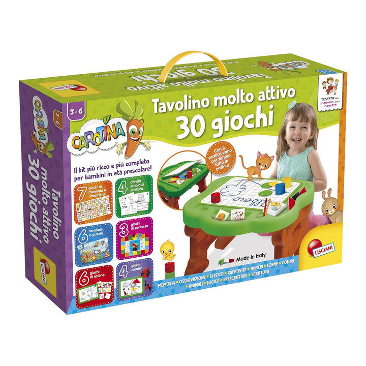 LISCIANI - Carotina Tavolino 30 Giochi