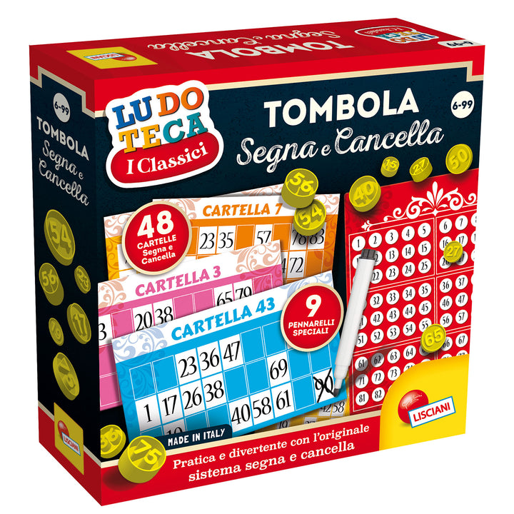 LISCIANI - Ludoteca Tombola Segna e Cancella 48 Cartelle