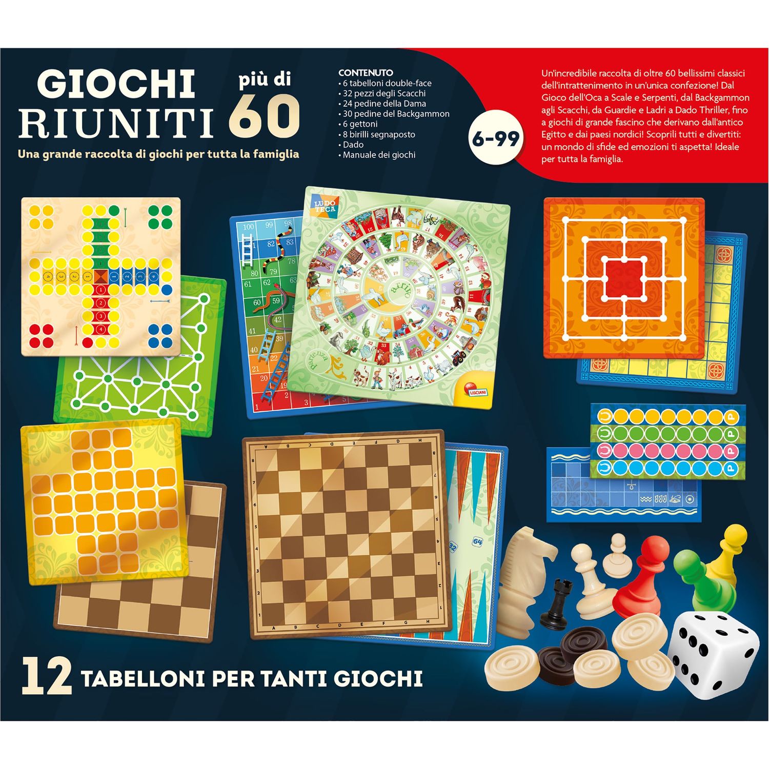 LISCIANI - Ludoteca Giochi Riuniti Più Di 60