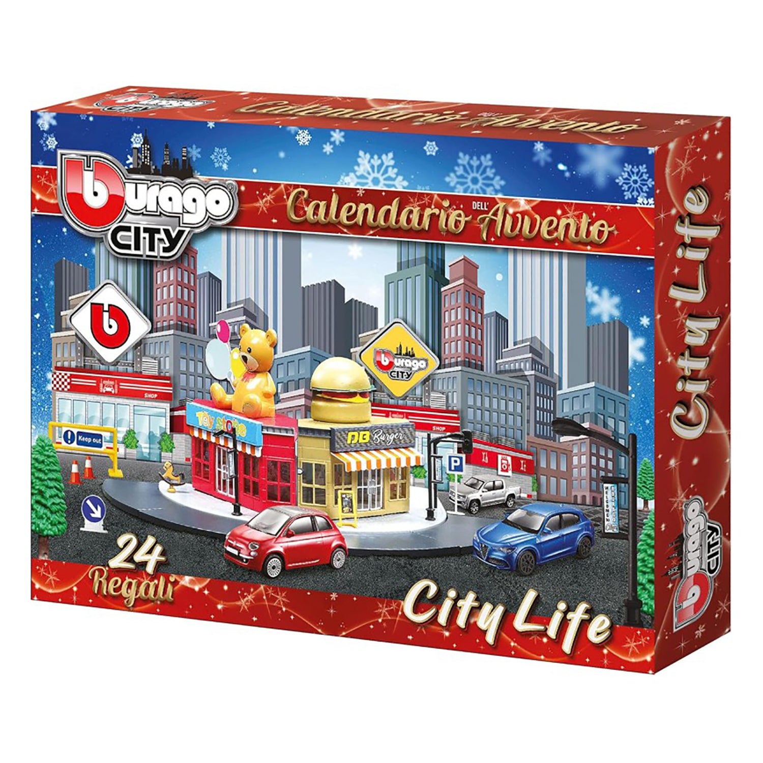 MGA ENTERTAINMENT - Bburago City Life Calendario dell'Avvento 24 Sorprese