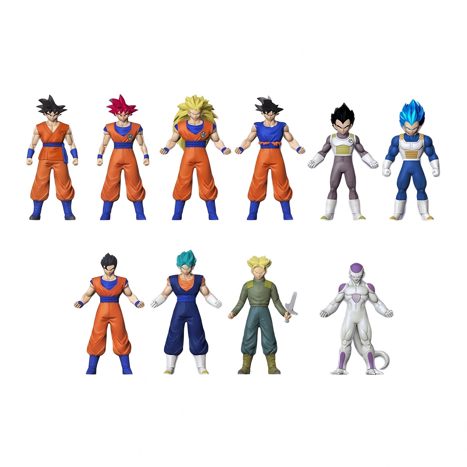 DIRAMIX - Monsterflex Dragon Ball Super Serie 2 Action Figure Super Elastiche