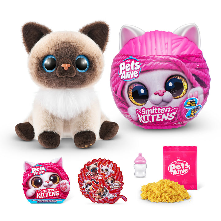 ZURU - Pets Alive Smitten Kittens - Gattini Interattivi con Suoni e Sorprese