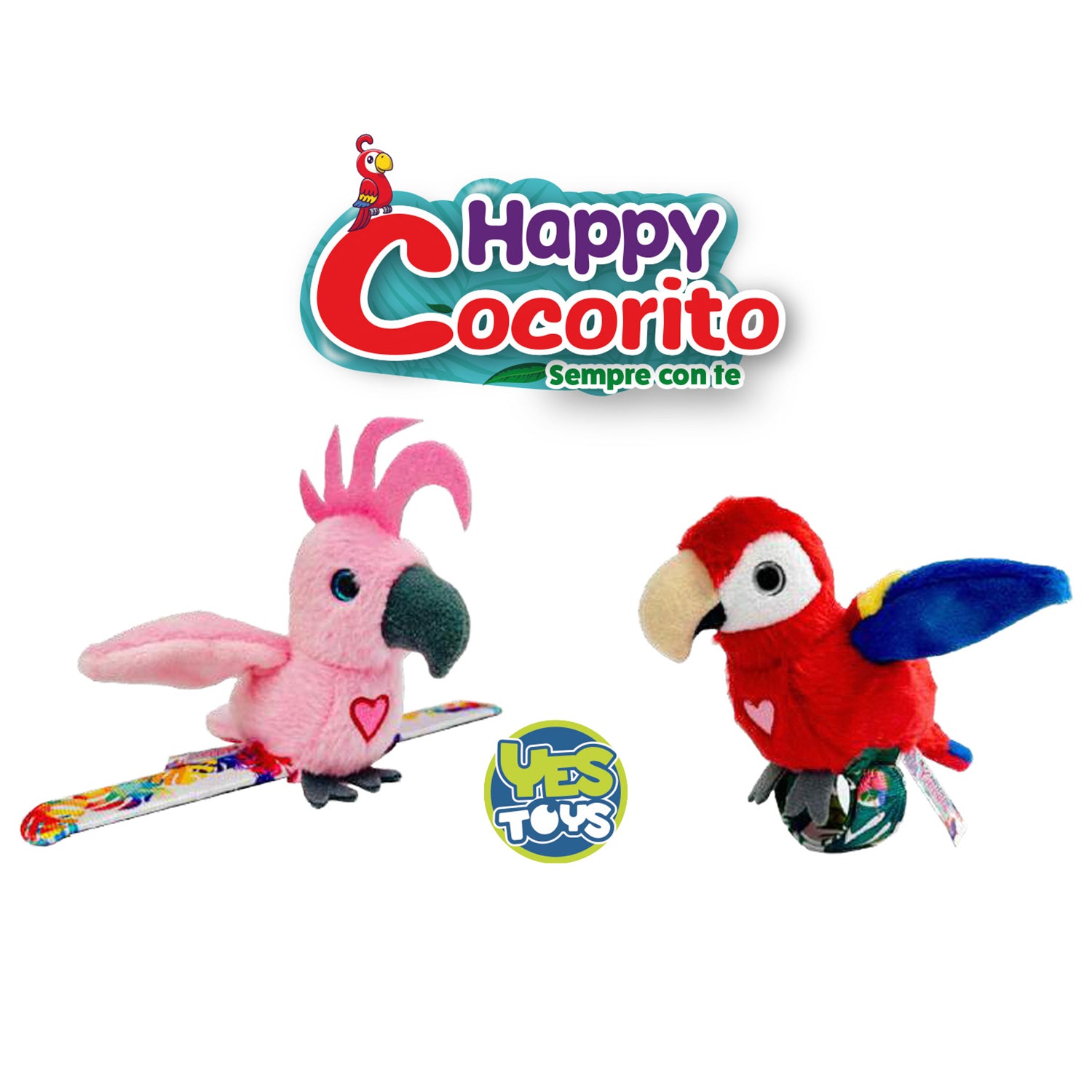 YES TOYS - Happy Cocorito Pappagallo Parlante Interattivo