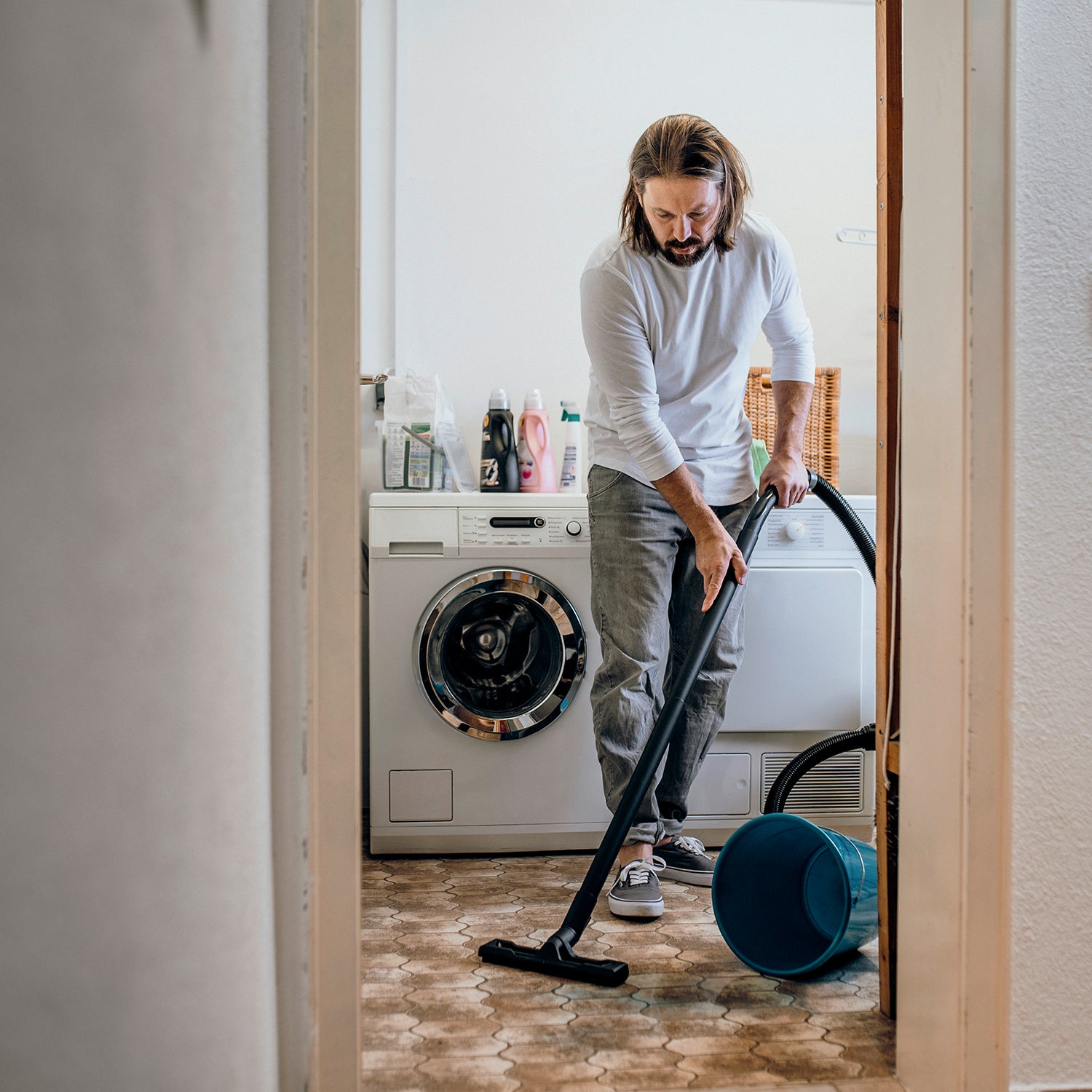 KARCHER - Aspiratore solidi liquidi KWD 3 1000 Watt