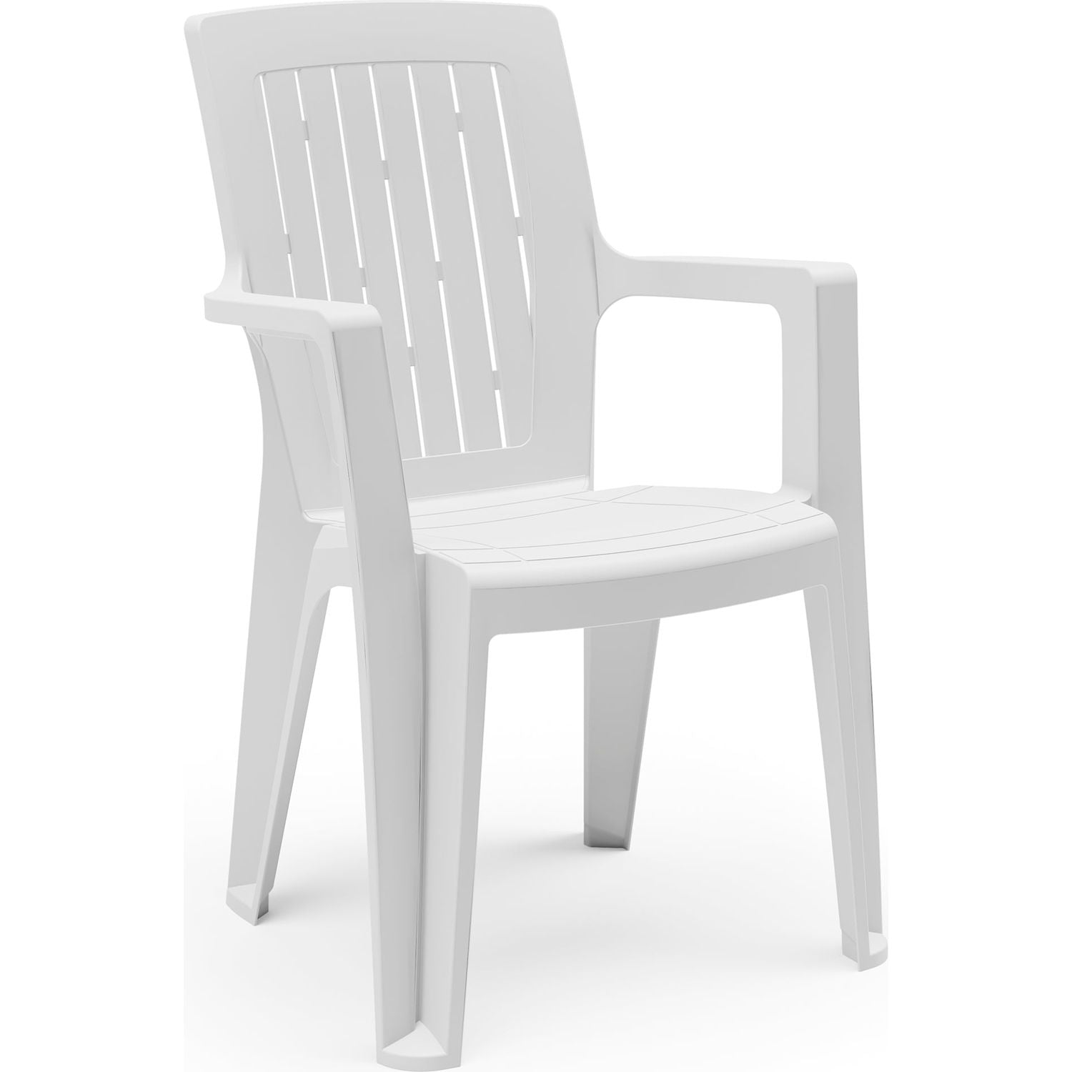 ARETA - Sedia da giardino Venezia Bianca Linea Garden - h89x56x60 cm