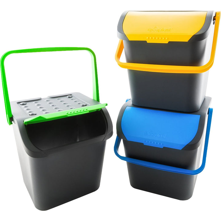 ECOPLAST - Tris Pattumiera Ecologic 28 litri