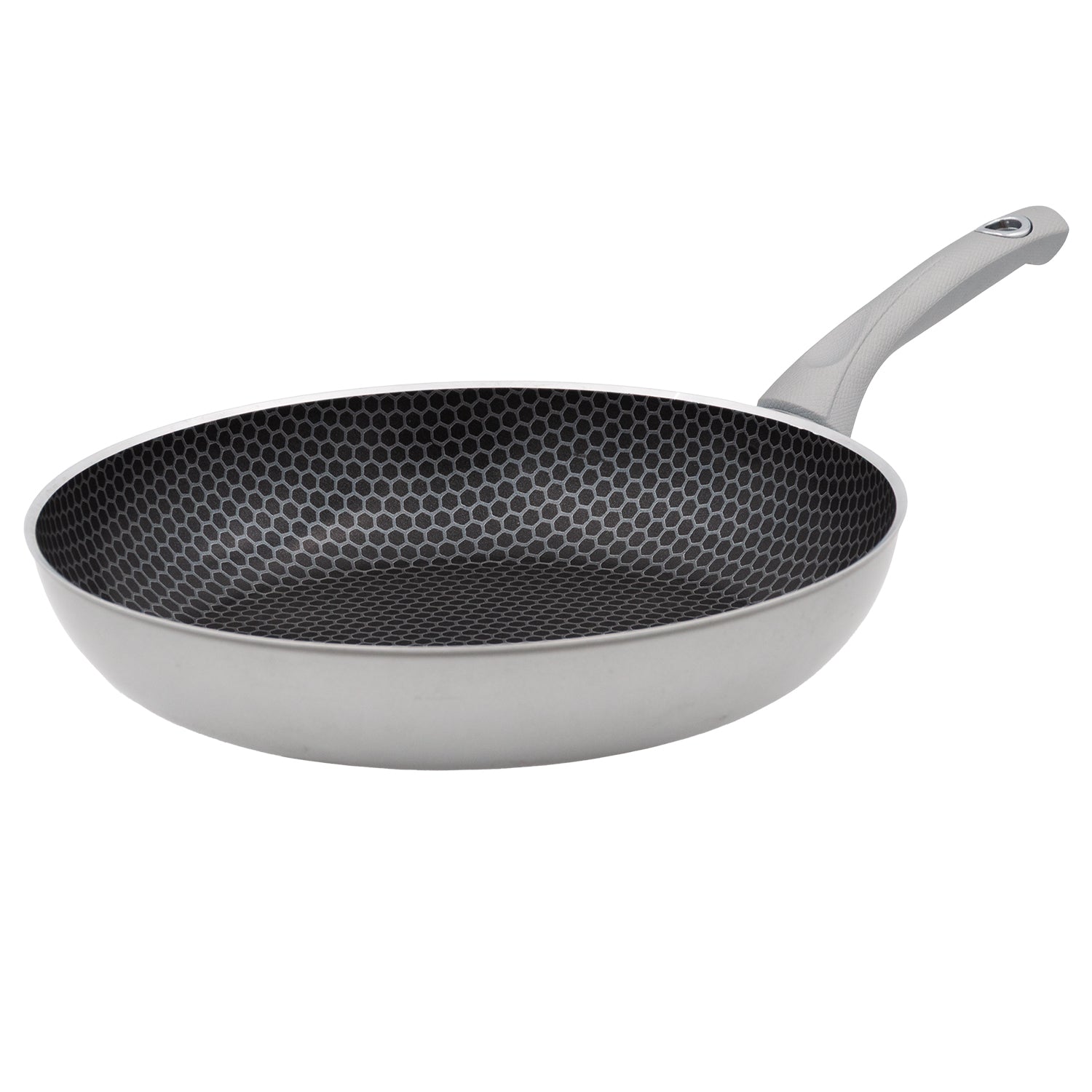 ACCADEMIA MUGNANO - Padella Alta Linea Bee Antiaderente Nido d’Ape diametro 32 cm - Fondo AM Professional Induction