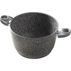 Tegame Antiaderente Home Stone 20 Cm - In Pietra, Colore Antracite, Con 2 Manici - Foto 14