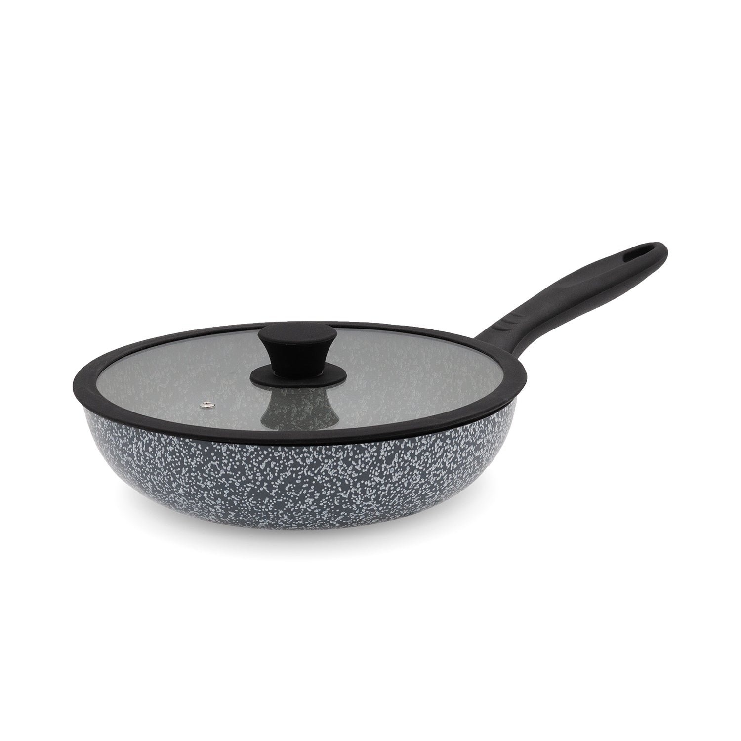 ACCADEMIA MUGNANO - Saltapasta Antiaderente con coperchio in vetro Linea Primolla Stone diametro 26 cm