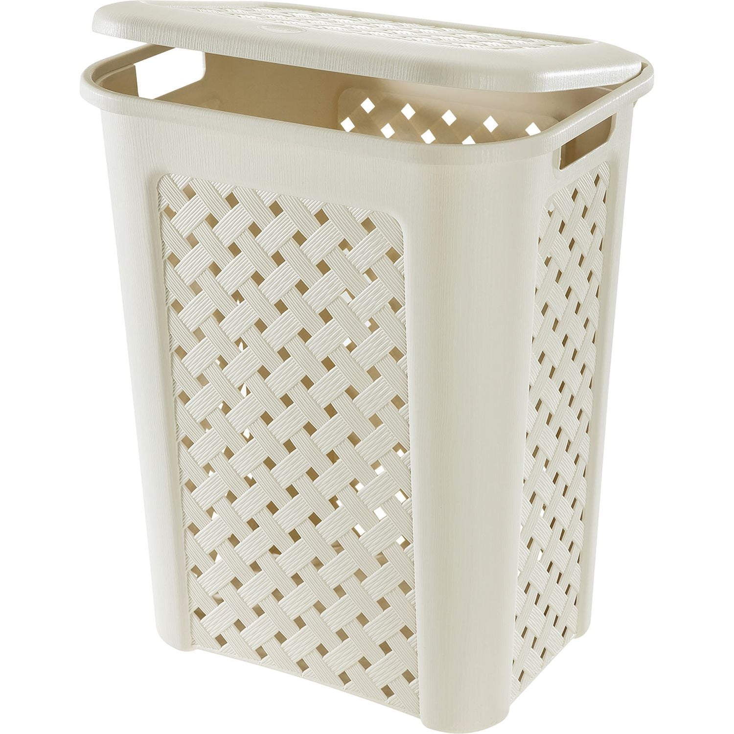 TONTARELLI - Cesto Portabiancheria Angora 50 litri Linea Arianna - h55x43,5x33,5 cm