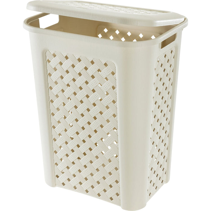 TONTARELLI - Cesto Portabiancheria Angora 50 litri Linea Arianna - h55x43,5x33,5 cm