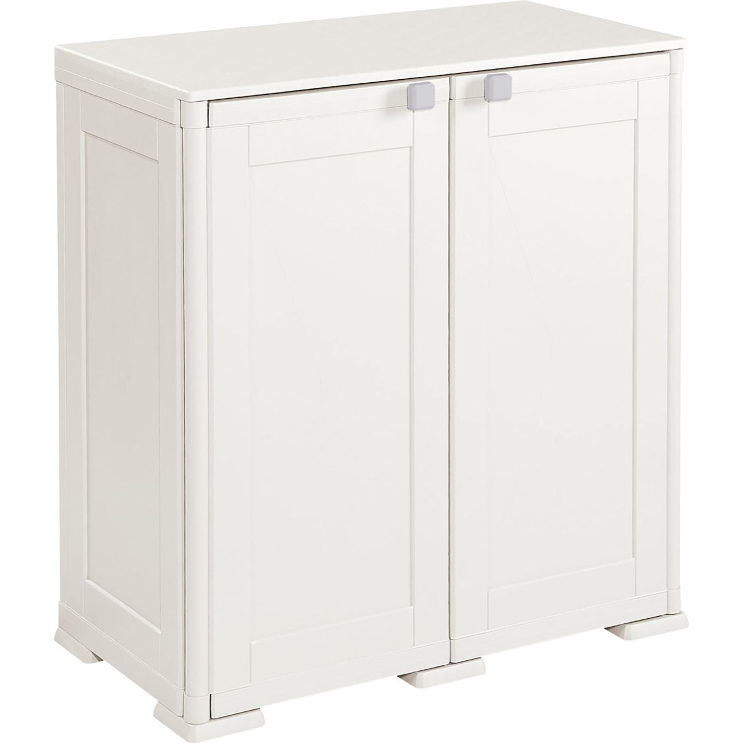 TONTARELLI - Armadio Basso Simplex Panna Linea Omnimodus - h85,5x79x43 cm