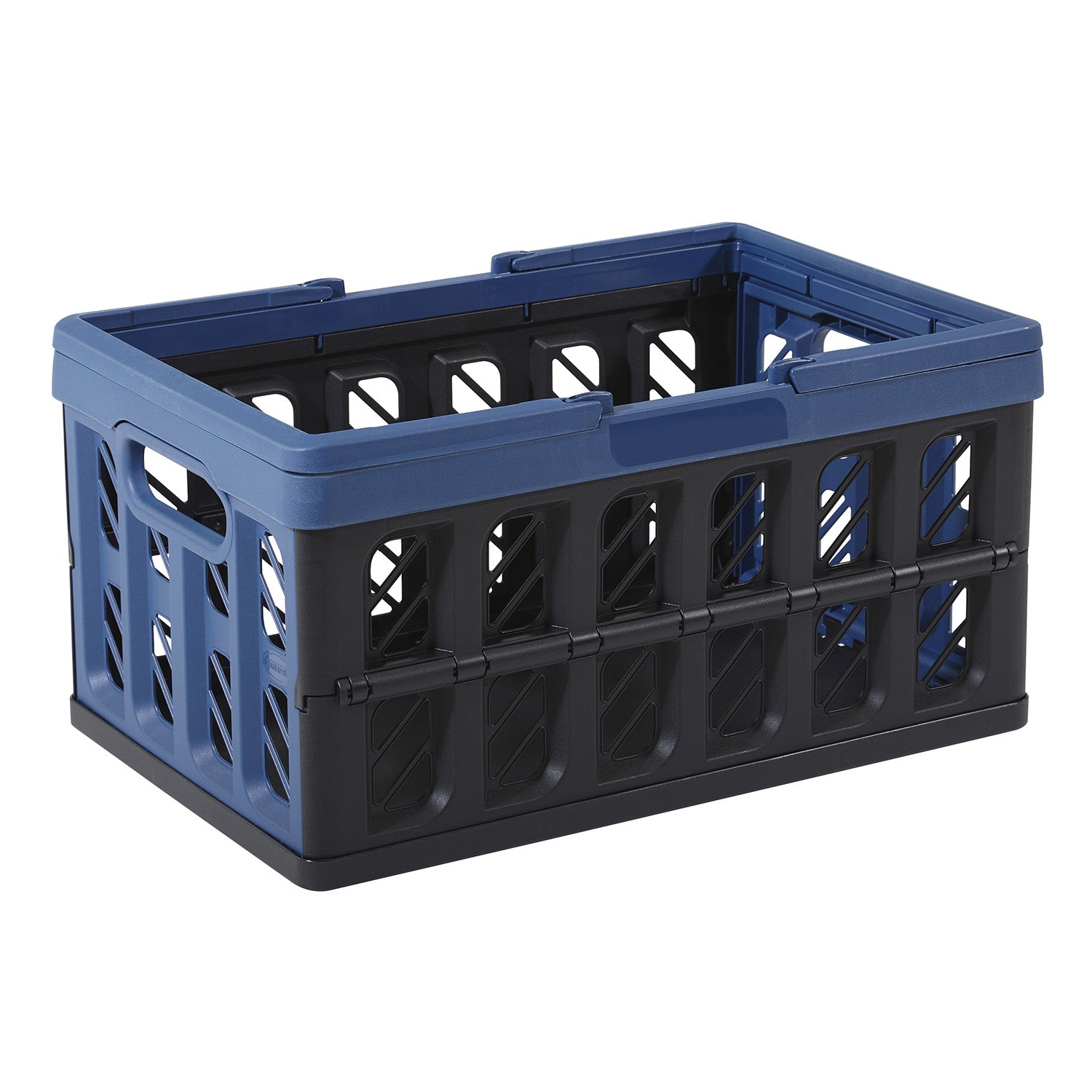 TONTARELLI - Cassa Pieghevole con Maniglie Cargo 24 Litri Blu Ardesia - h23x44,8x29 cm