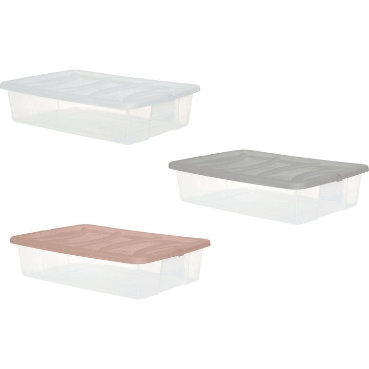 RAMACCIOTTI PLAST - Contenitore Multiuso Storage Box Sottoletto 25 litri - h15x60x41 cm