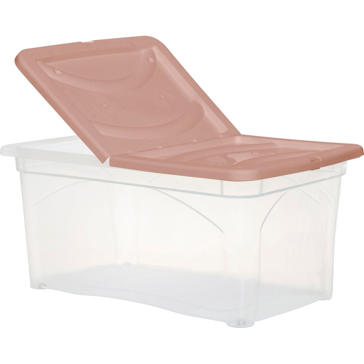 RAMACCIOTTI PLAST - Contenitore Multiuso Storage Box con ruote 46 litri - h28x60x41 cm