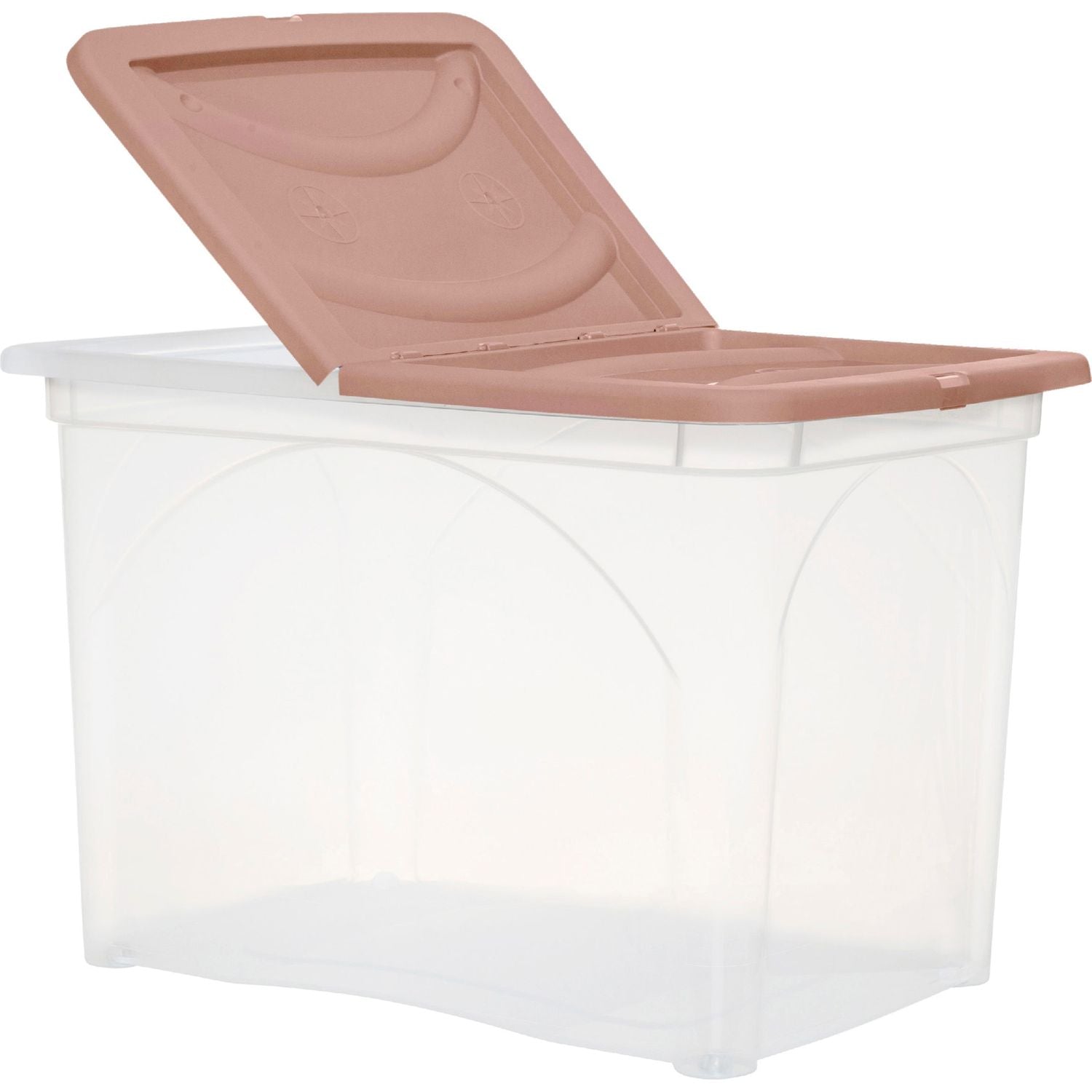 RAMACCIOTTI PLAST - Contenitore Multiuso Storage Box con ruote 66 litri - h40x60x41 cm