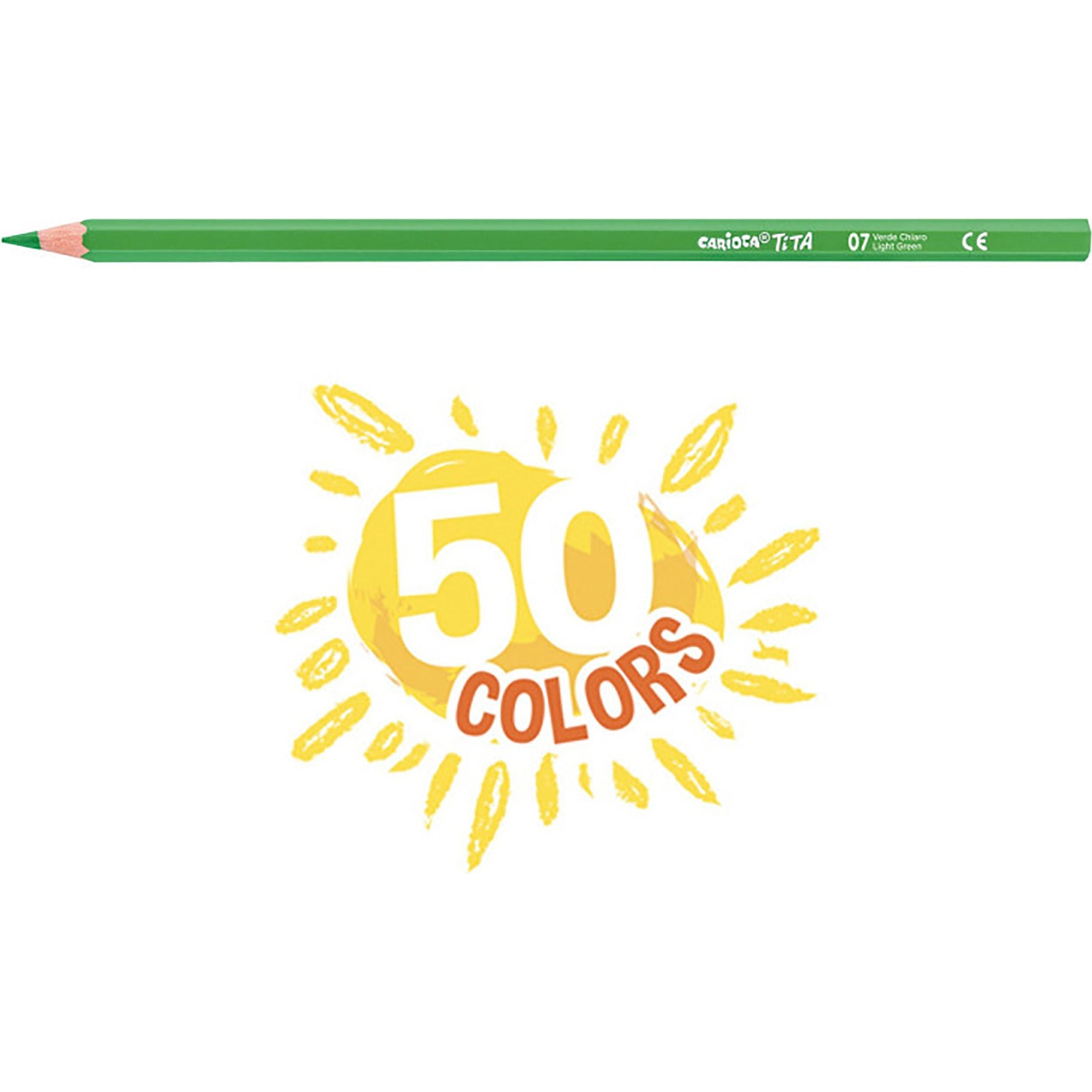 CARIOCA - Matite colorate Tita Rainbow set 50 pezzi