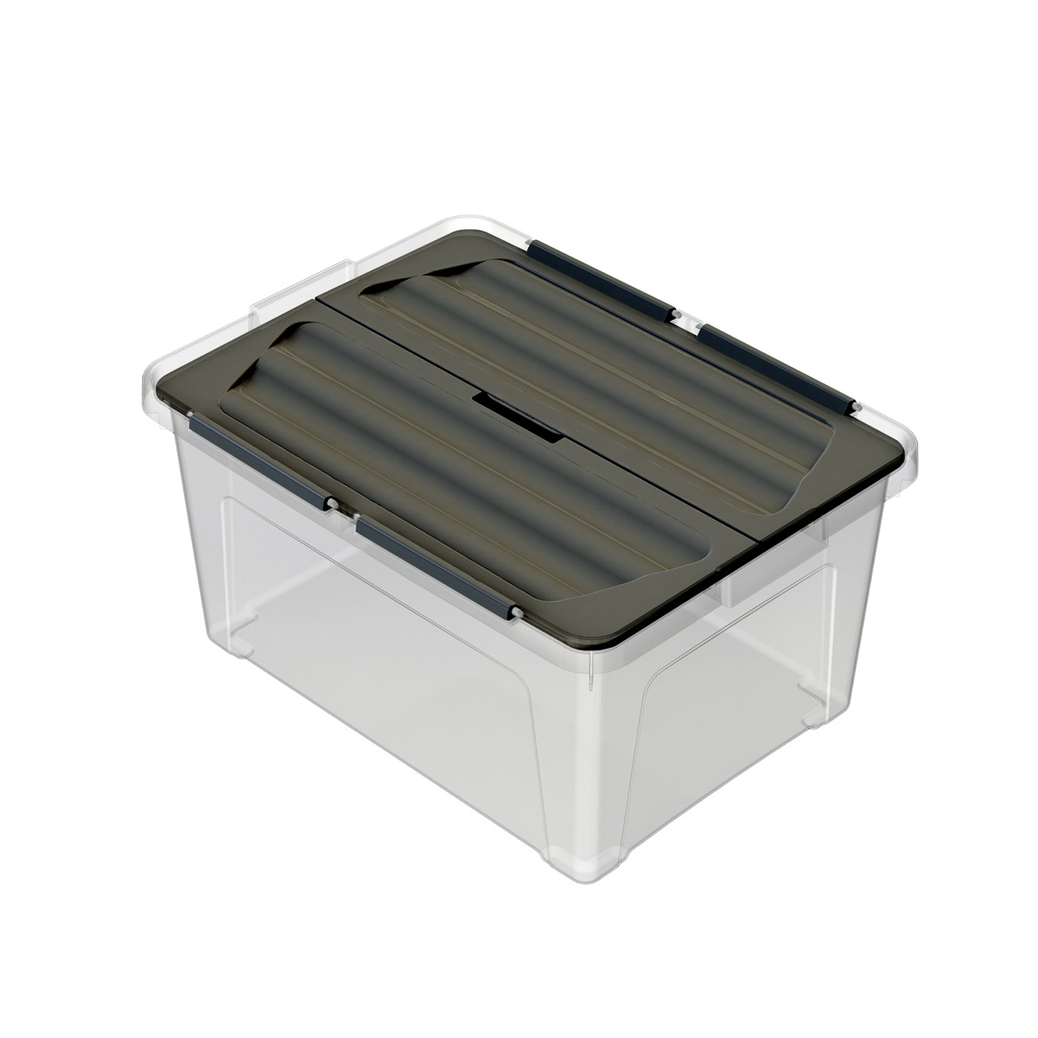 PRACTICMAX - Contenitore Multiuso Multibox Eco 30 Litri - h25x50x37 cm