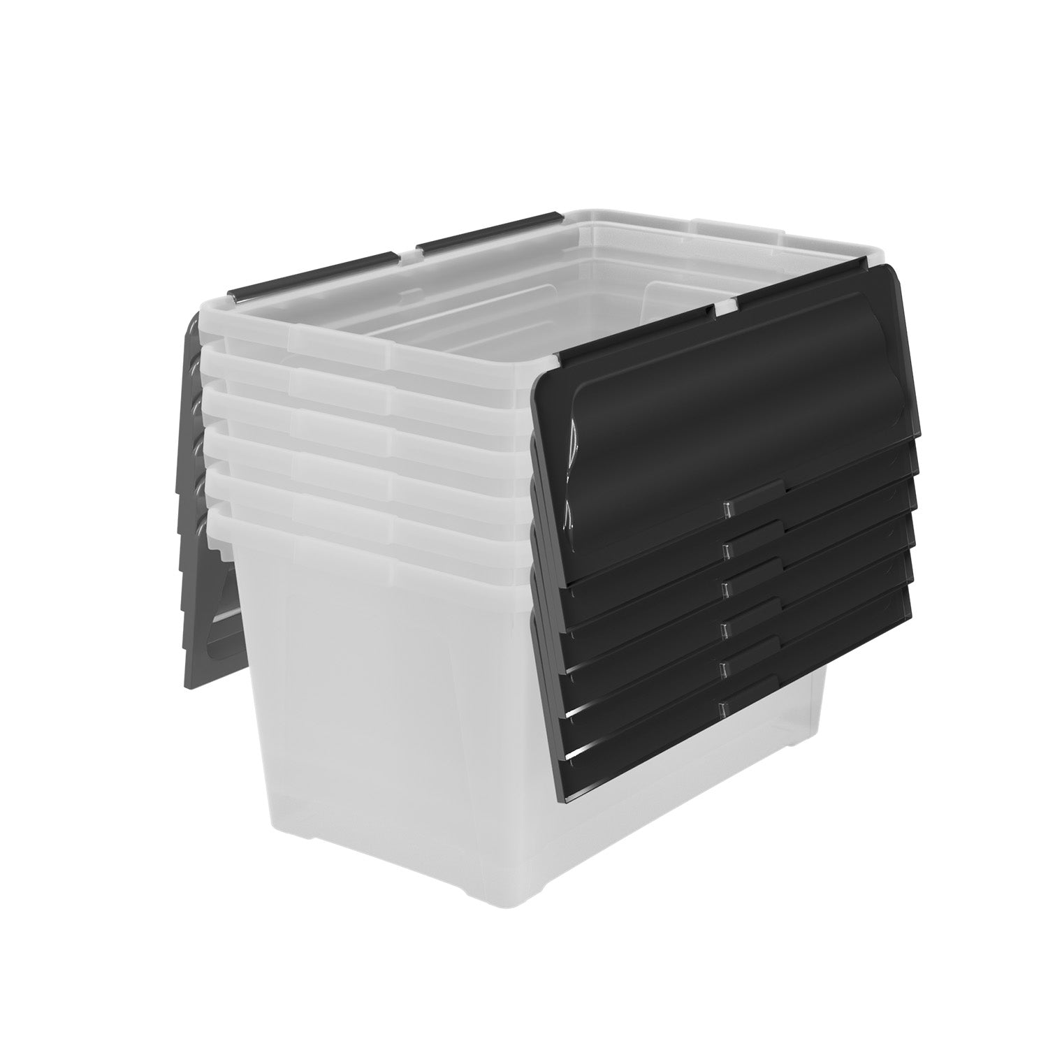 PRACTICMAX - Contenitore Multiuso Multibox Eco 48 Litri - h35x50x37 cm