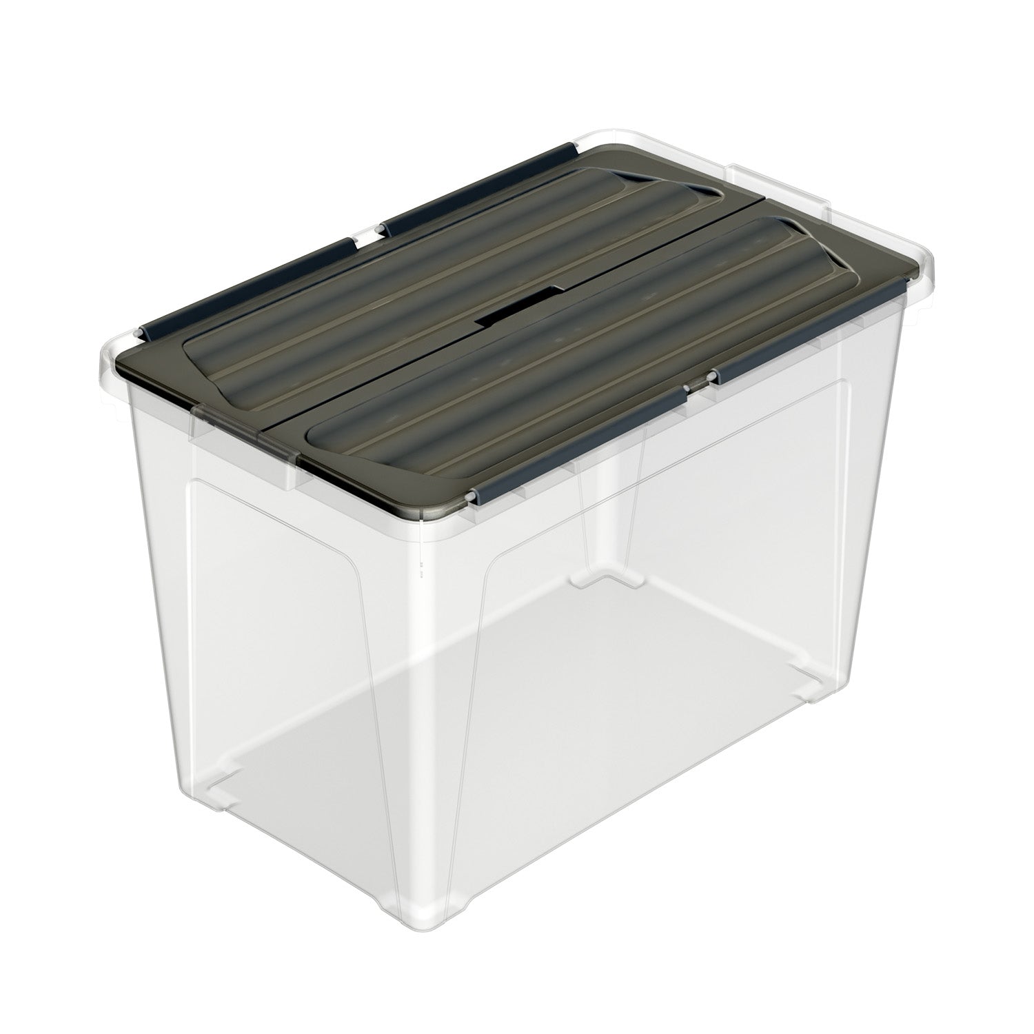 PRACTICMAX - Contenitore Multiuso Multibox Eco 48 Litri - h35x50x37 cm